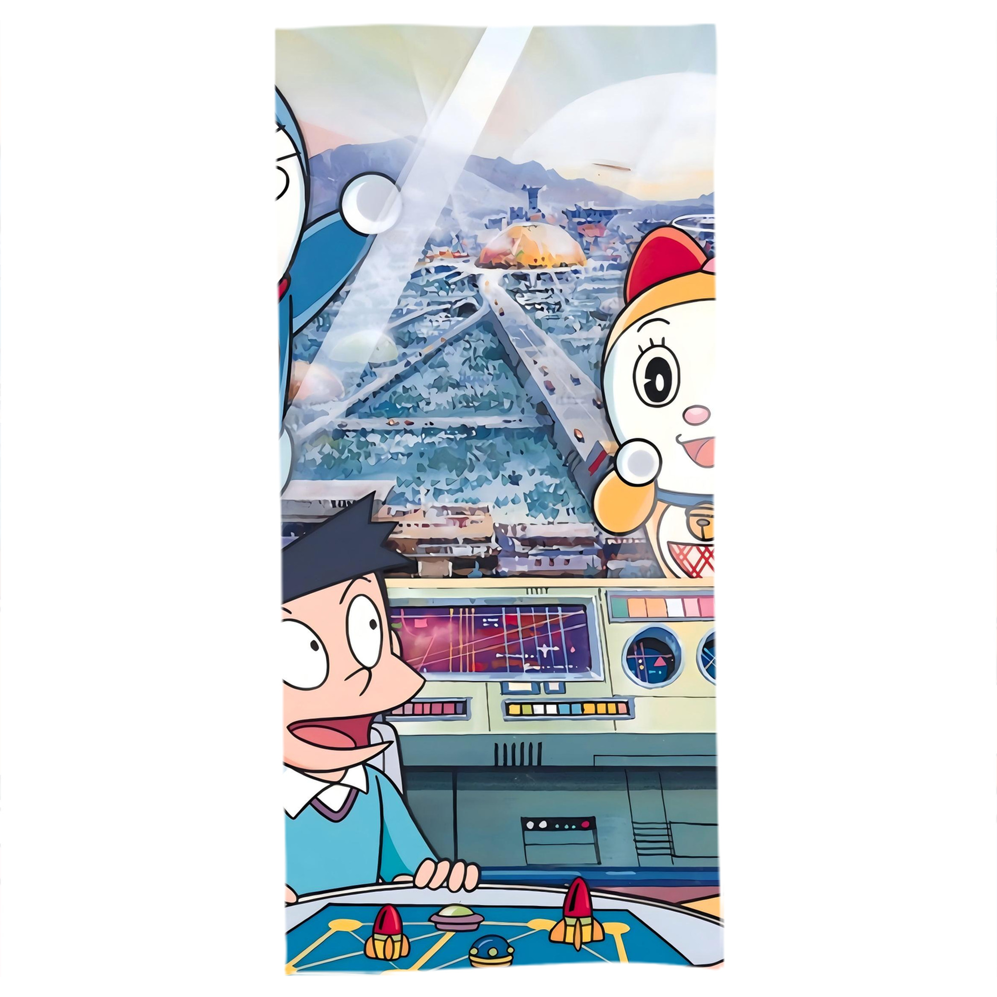 （画像用） ドラえもん Doraemon 大判バスタオル 70×140cm 吸水速乾 柔らかい肌触り
