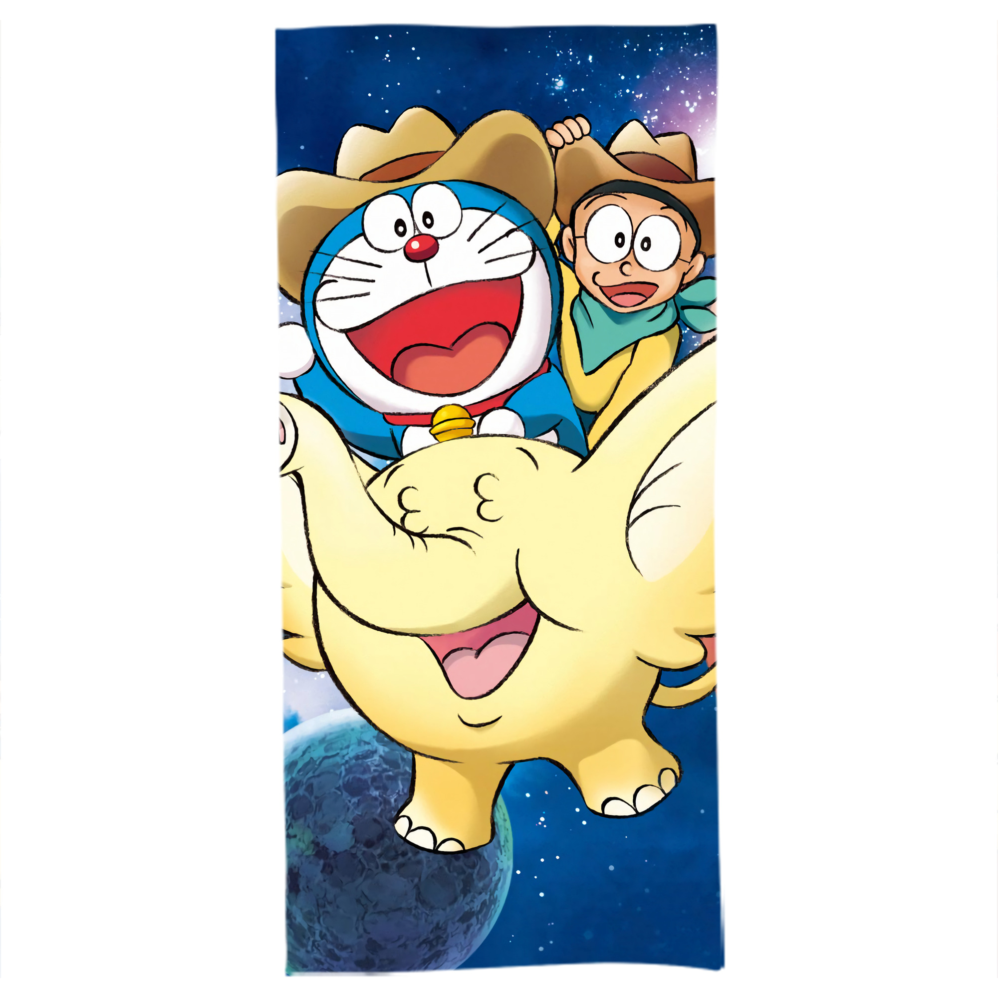 （画像用） ドラえもん Doraemon 大判バスタオル 70×140cm 吸水速乾 柔らかい肌触り