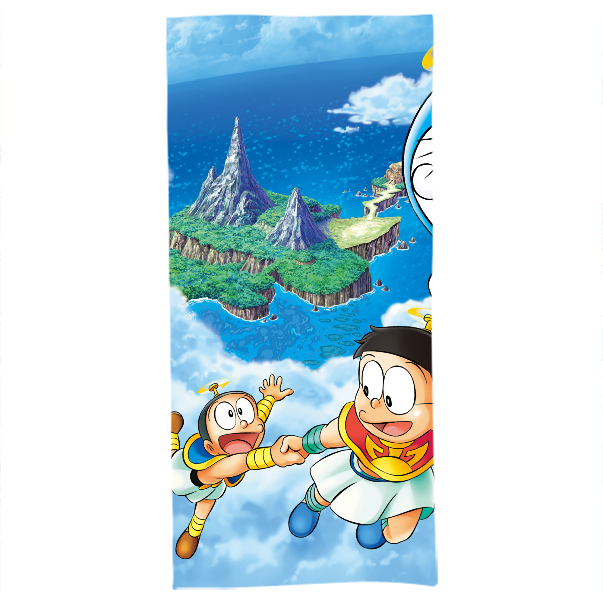 （画像用） ドラえもん Doraemon 大判バスタオル 70×140cm 吸水速乾 柔らかい肌触り
