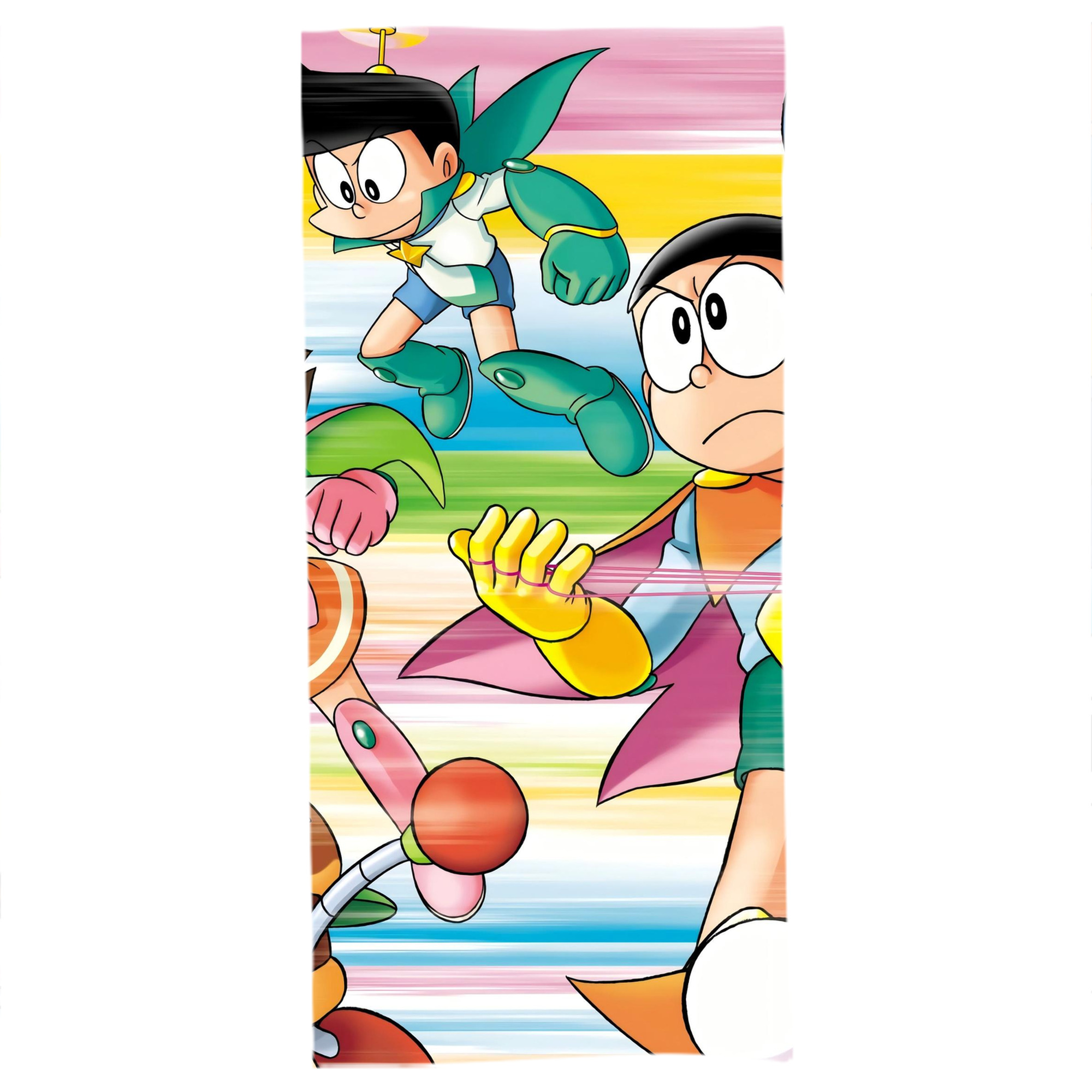 （画像用） ドラえもん Doraemon 大判バスタオル 70×140cm 吸水速乾 柔らかい肌触り