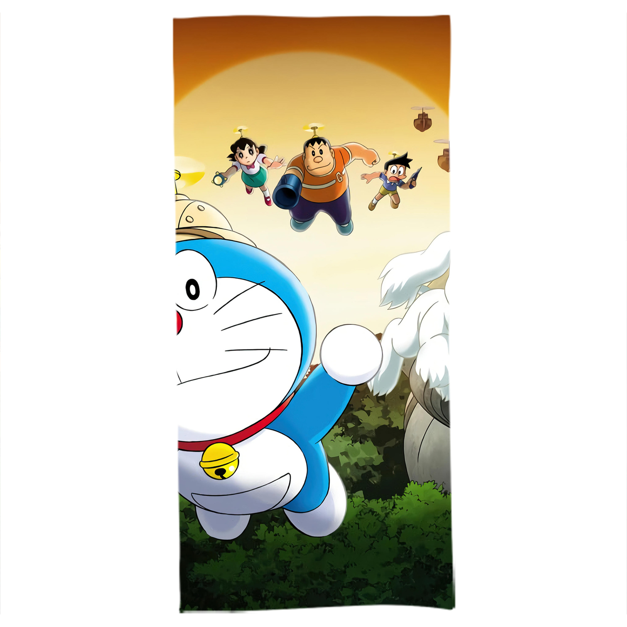 （画像用） ドラえもん Doraemon 大判バスタオル 70×140cm 吸水速乾 柔らかい肌触り