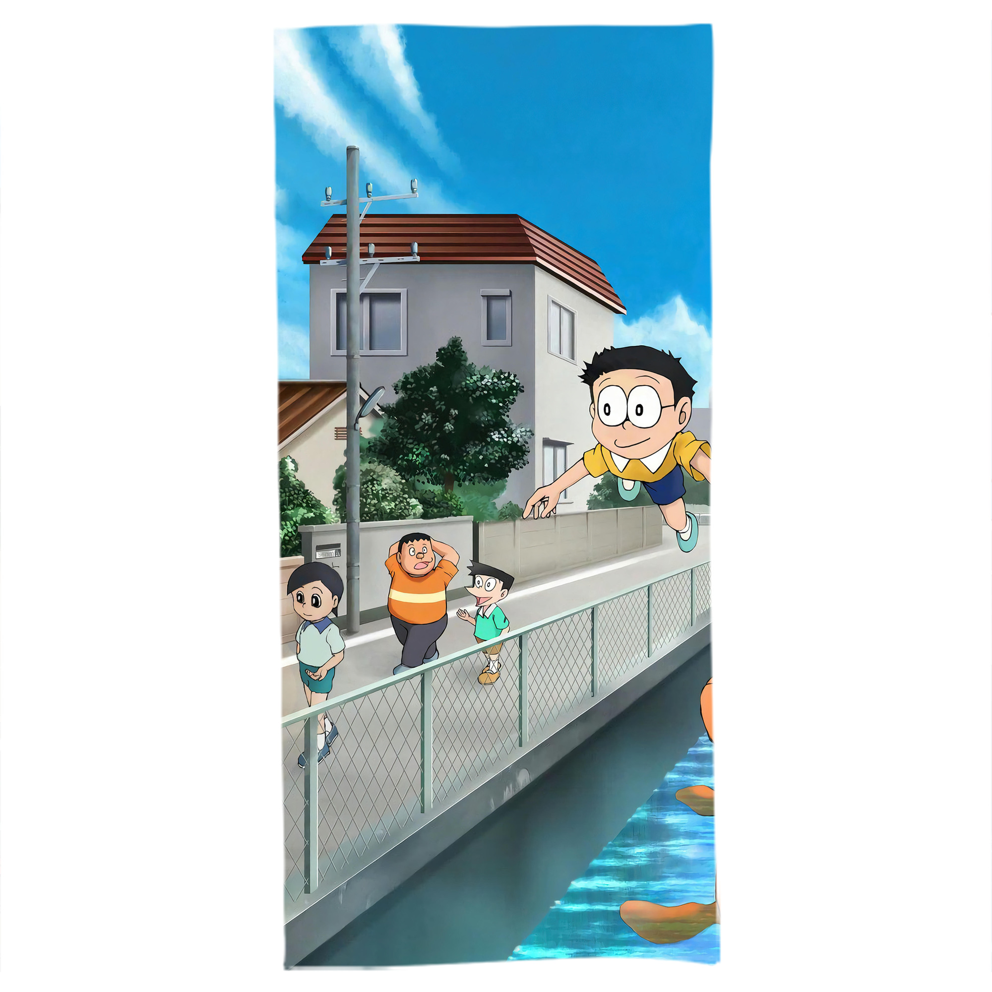 （画像用） ドラえもん Doraemon 大判バスタオル 70×140cm 吸水速乾 柔らかい肌触り