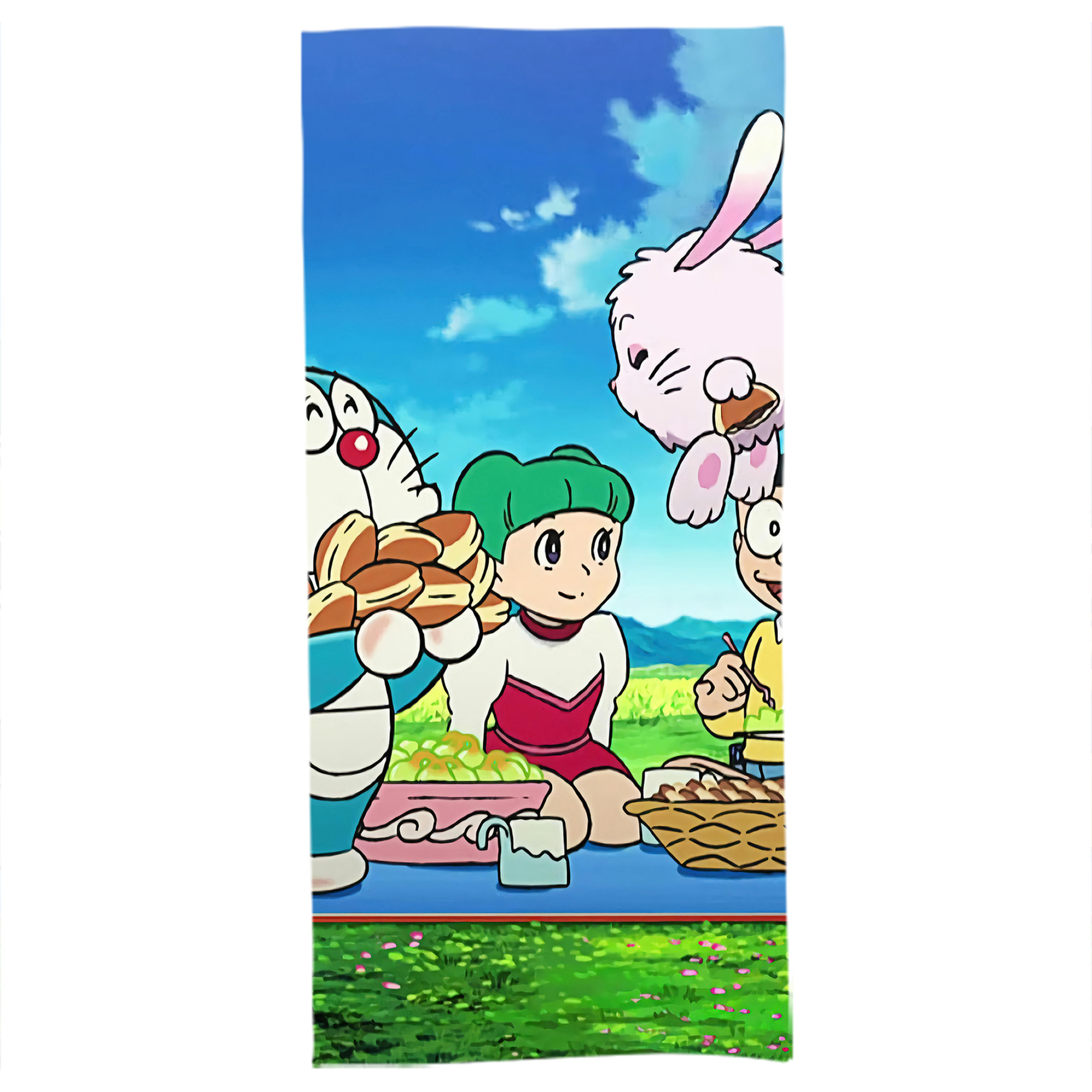 （画像用） ドラえもん Doraemon 大判バスタオル 70×140cm 吸水速乾 柔らかい肌触り