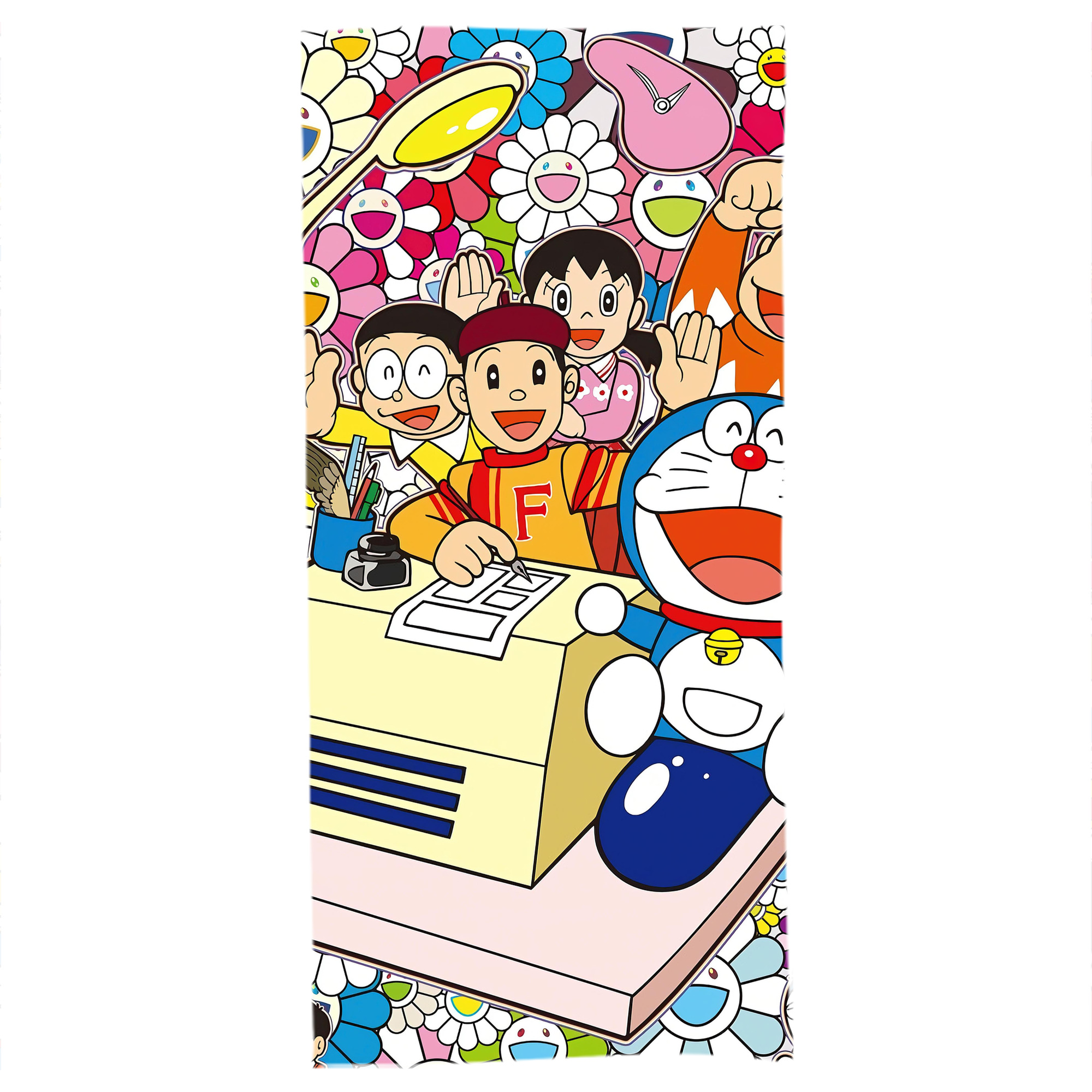 （画像用） ドラえもん Doraemon 大判バスタオル 70×140cm 吸水速乾 柔らかい肌触り