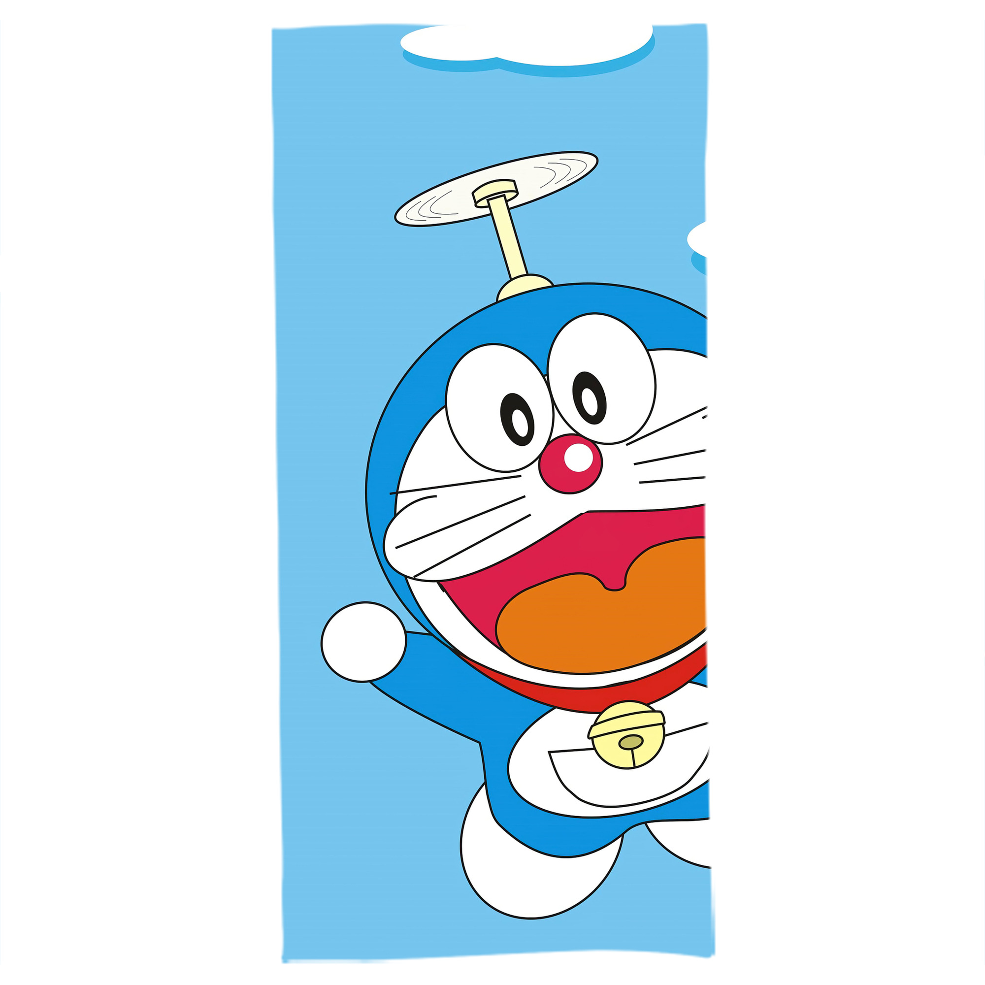 （画像用） ドラえもん Doraemon 大判バスタオル 70×140cm 吸水速乾 柔らかい肌触り