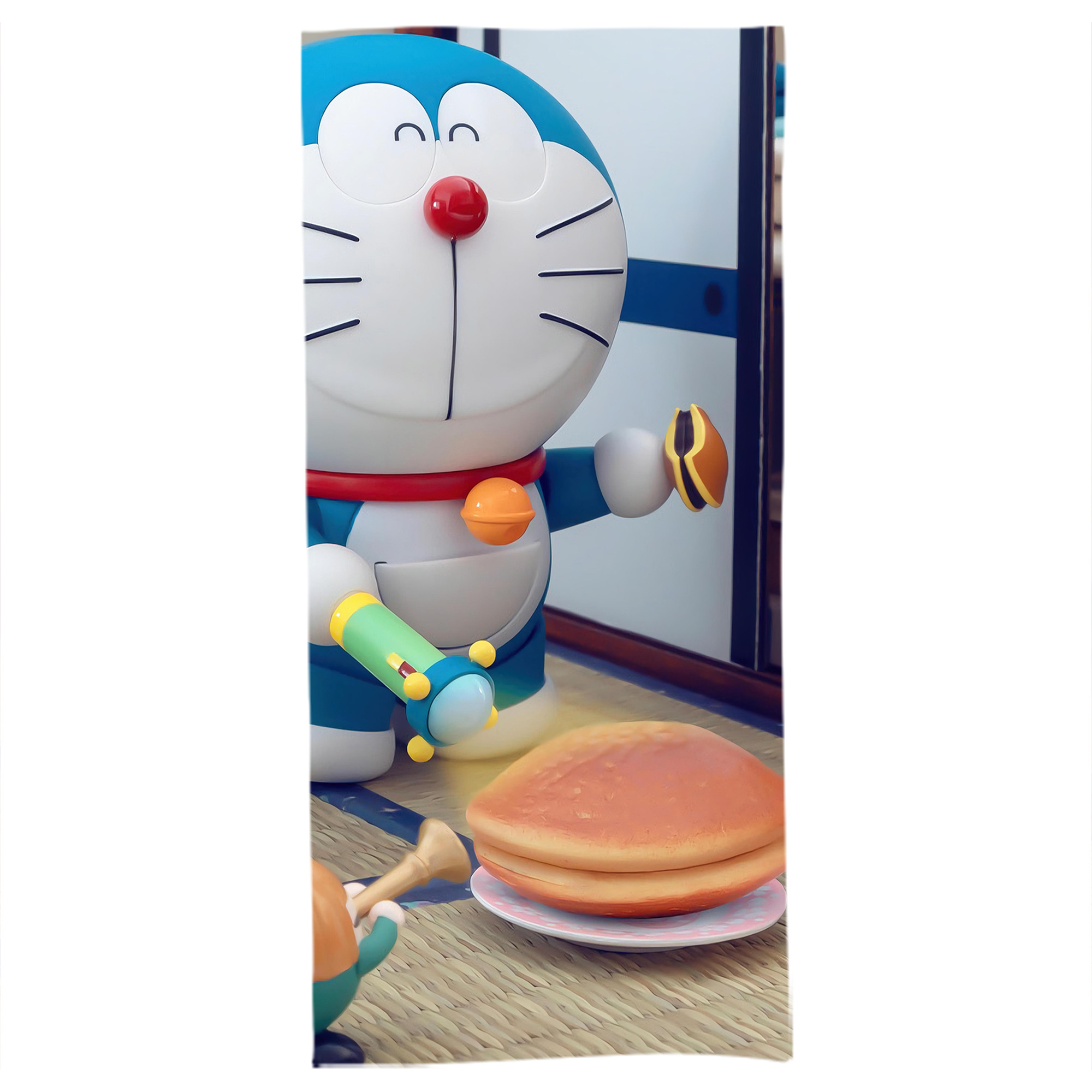 （画像用） ドラえもん Doraemon 大判バスタオル 70×140cm 吸水速乾 柔らかい肌触り