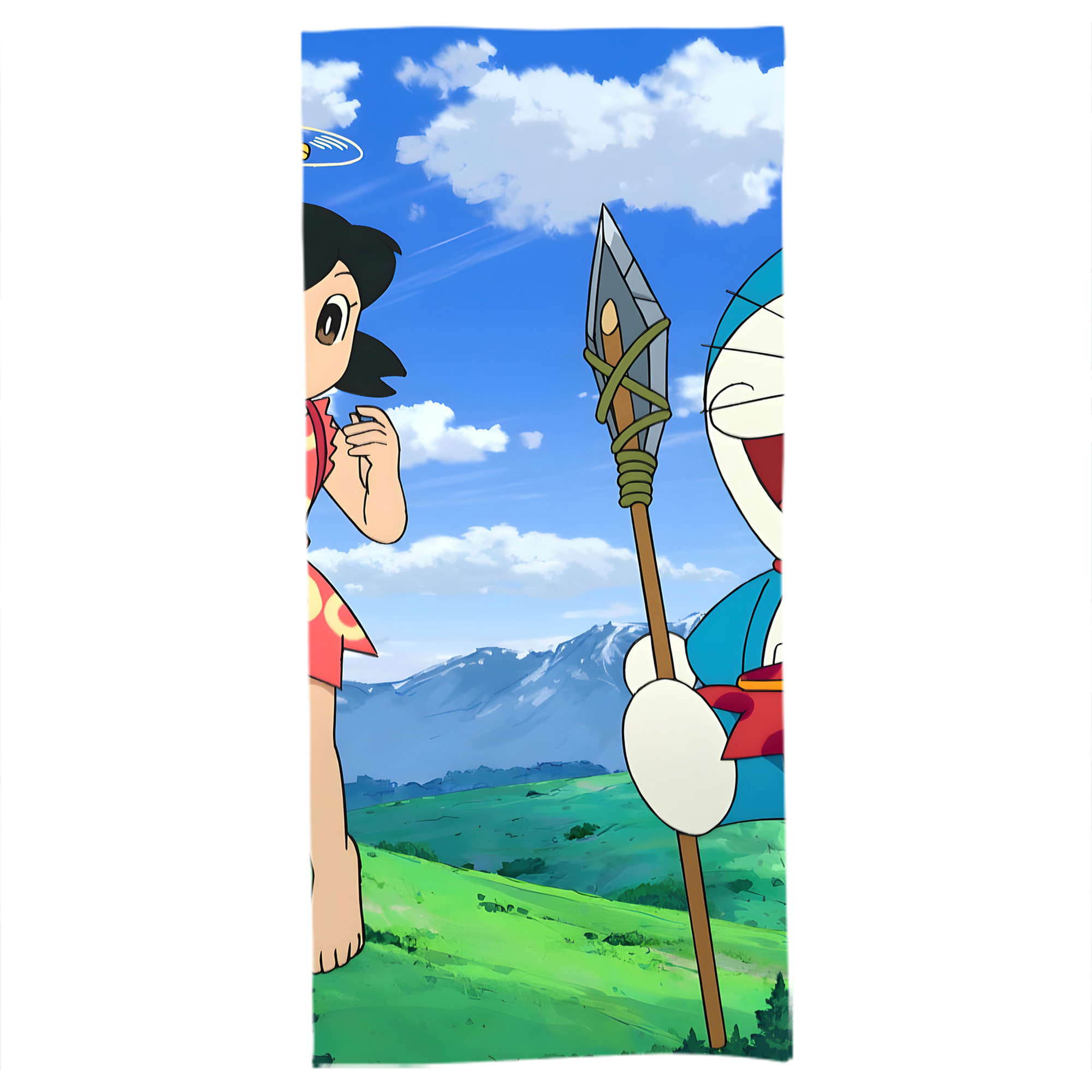 （画像用） ドラえもん Doraemon 大判バスタオル 70×140cm 吸水速乾 柔らかい肌触り