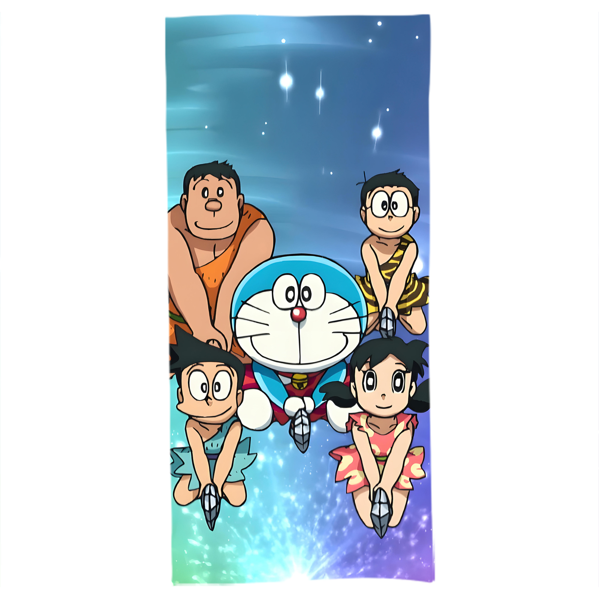 （画像用） ドラえもん Doraemon 大判バスタオル 70×140cm 吸水速乾 柔らかい肌触り