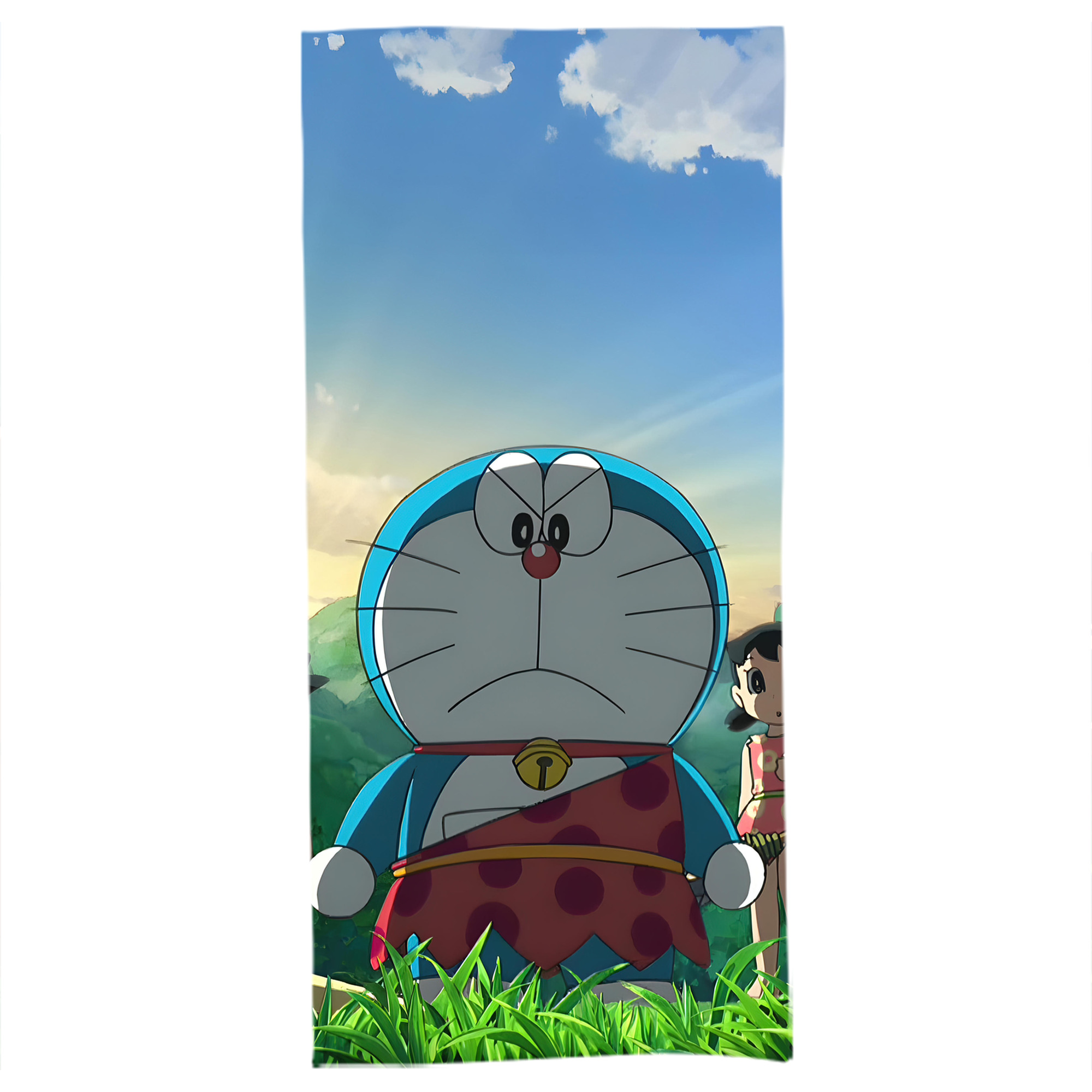 （画像用） ドラえもん Doraemon 大判バスタオル 70×140cm 吸水速乾 柔らかい肌触り