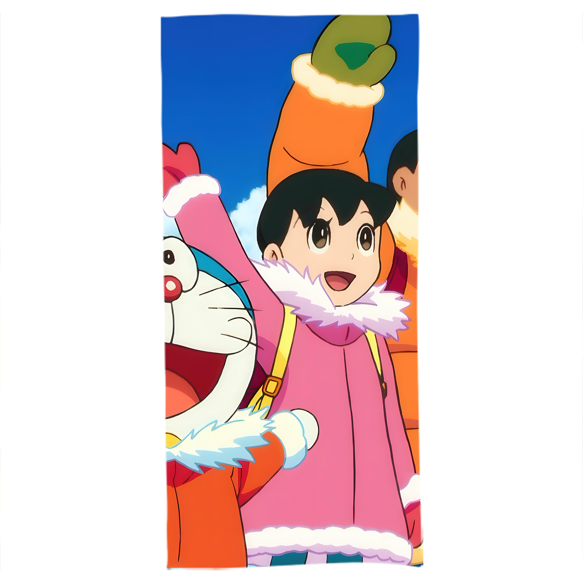 （画像用） ドラえもん Doraemon 大判バスタオル 70×140cm 吸水速乾 柔らかい肌触り