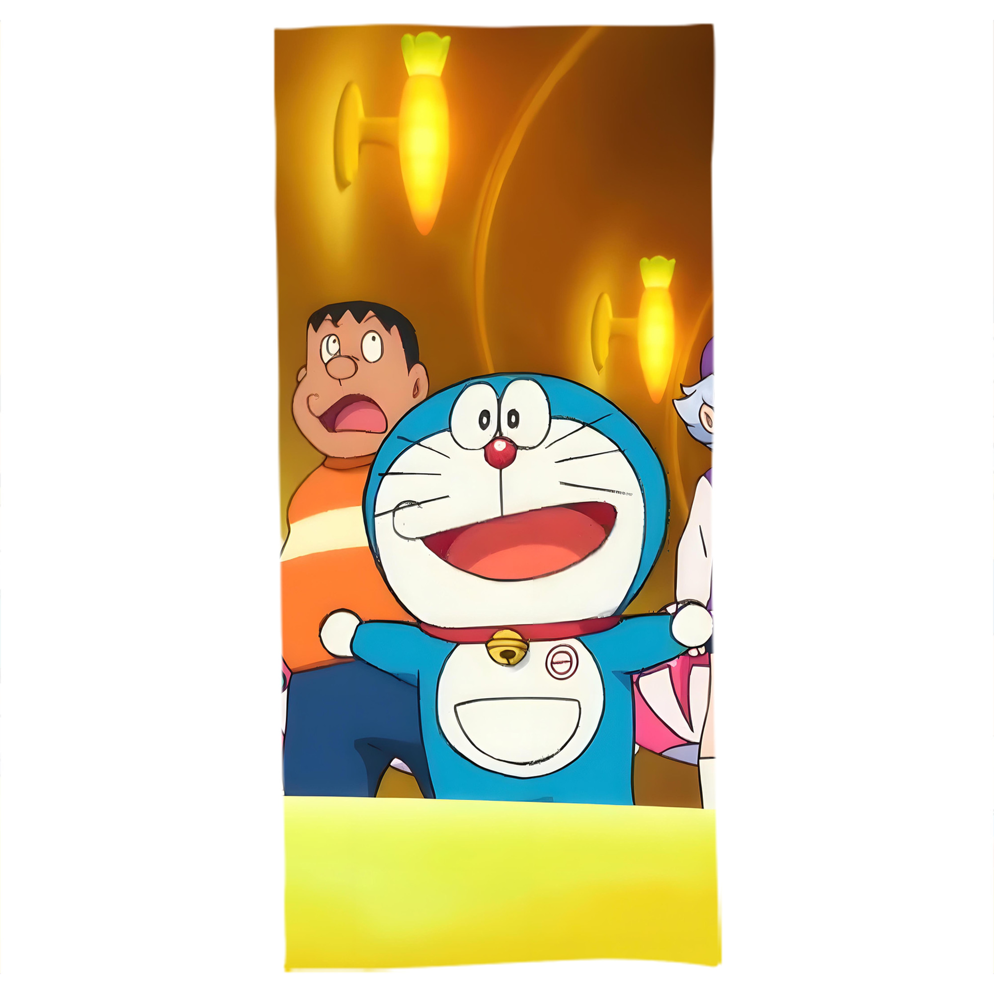 （画像用） ドラえもん Doraemon 大判バスタオル 70×140cm 吸水速乾 柔らかい肌触り