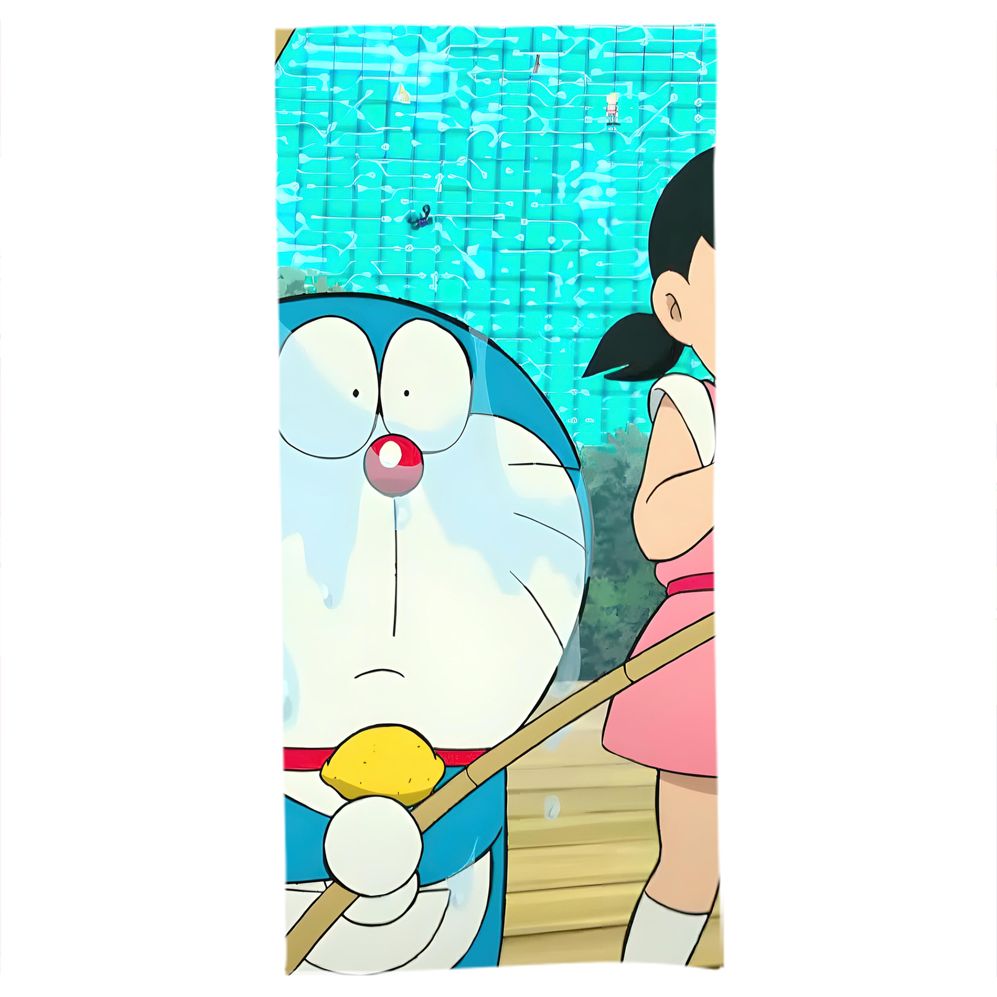 （画像用） ドラえもん Doraemon 大判バスタオル 70×140cm 吸水速乾 柔らかい肌触り