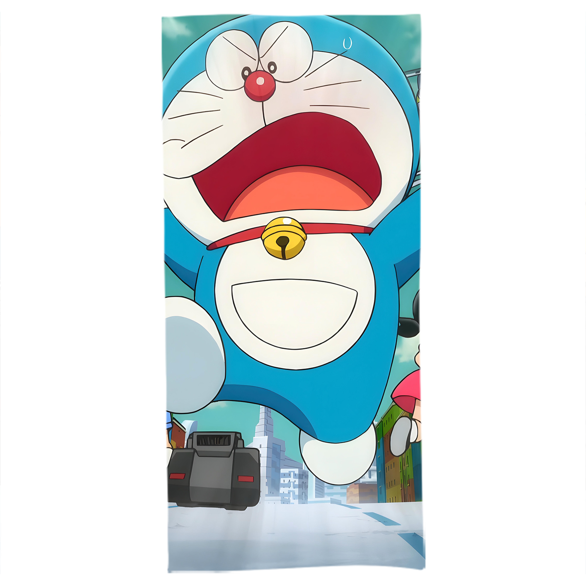 （画像用） ドラえもん Doraemon 大判バスタオル 70×140cm 吸水速乾 柔らかい肌触り