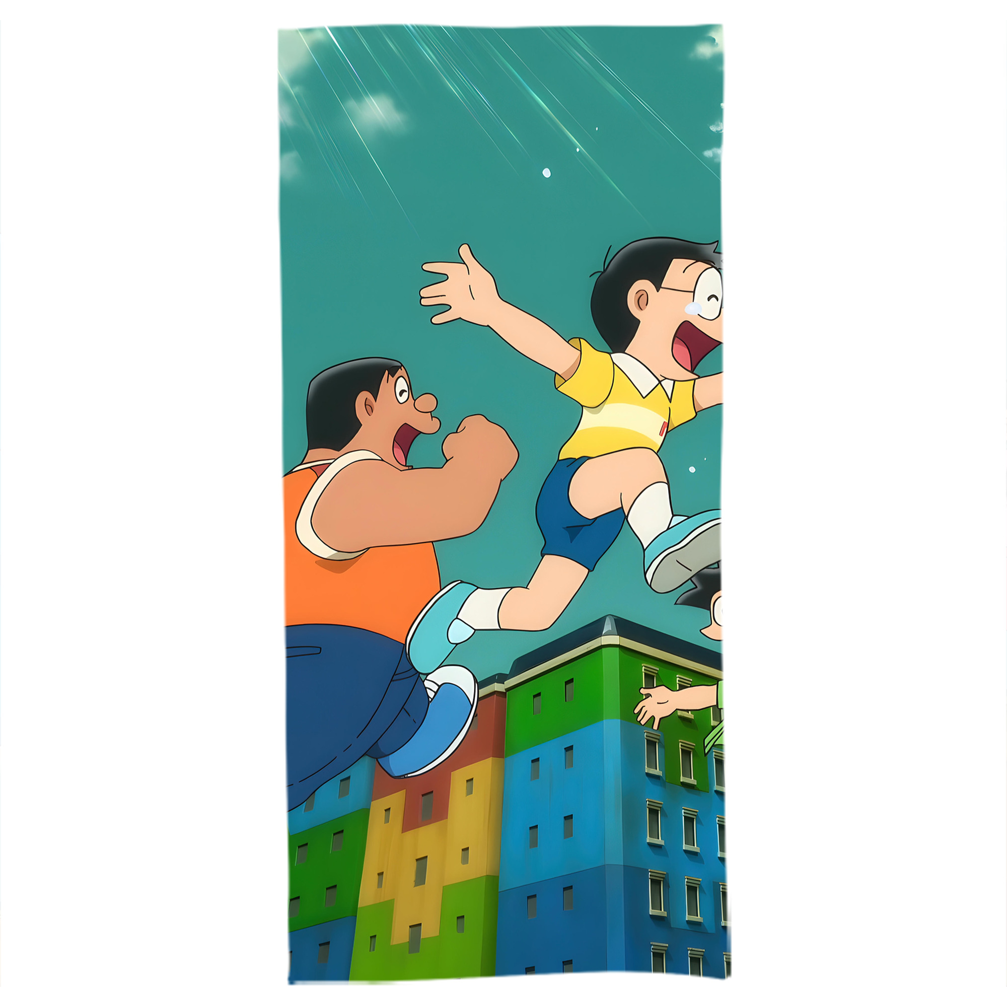 （画像用） ドラえもん Doraemon 大判バスタオル 70×140cm 吸水速乾 柔らかい肌触り
