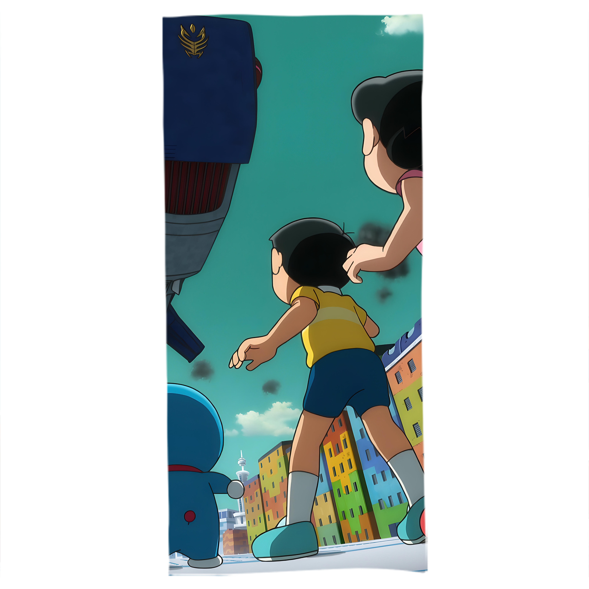 （画像用） ドラえもん Doraemon 大判バスタオル 70×140cm 吸水速乾 柔らかい肌触り