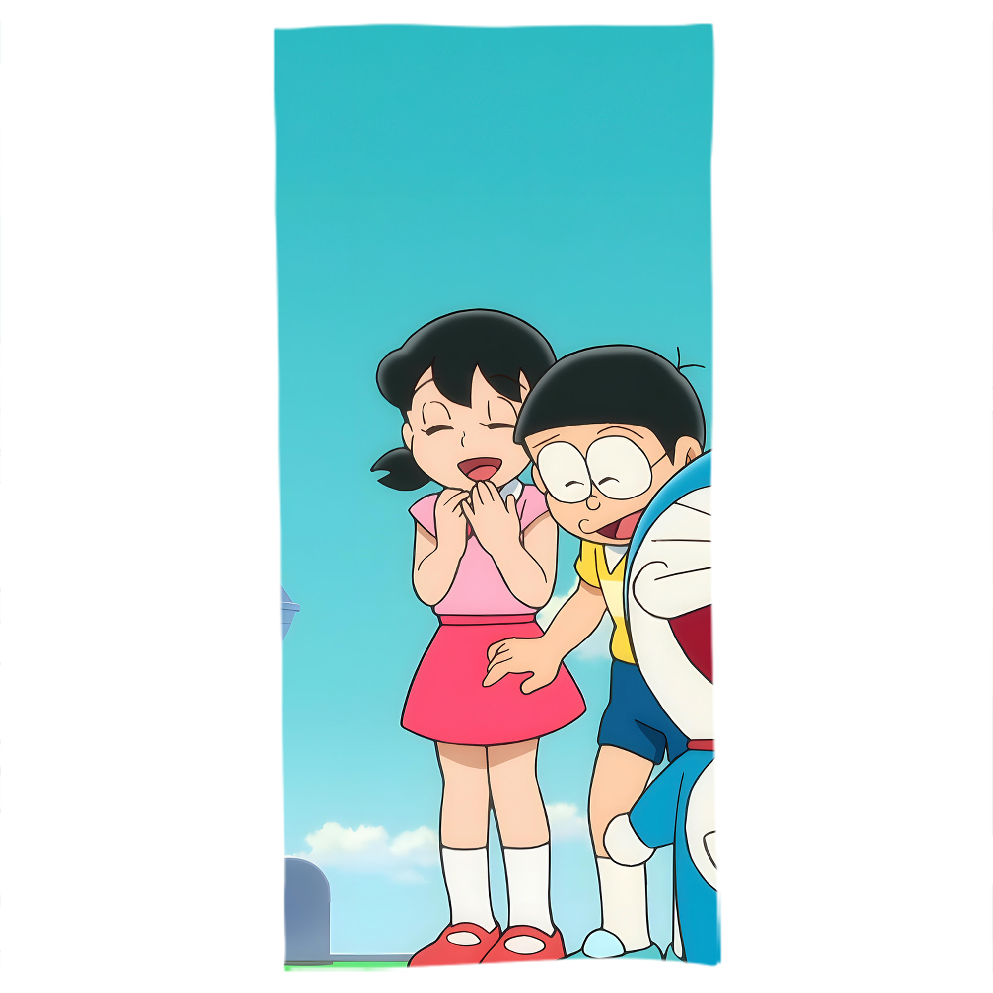 （画像用） ドラえもん Doraemon 大判バスタオル 70×140cm 吸水速乾 柔らかい肌触り