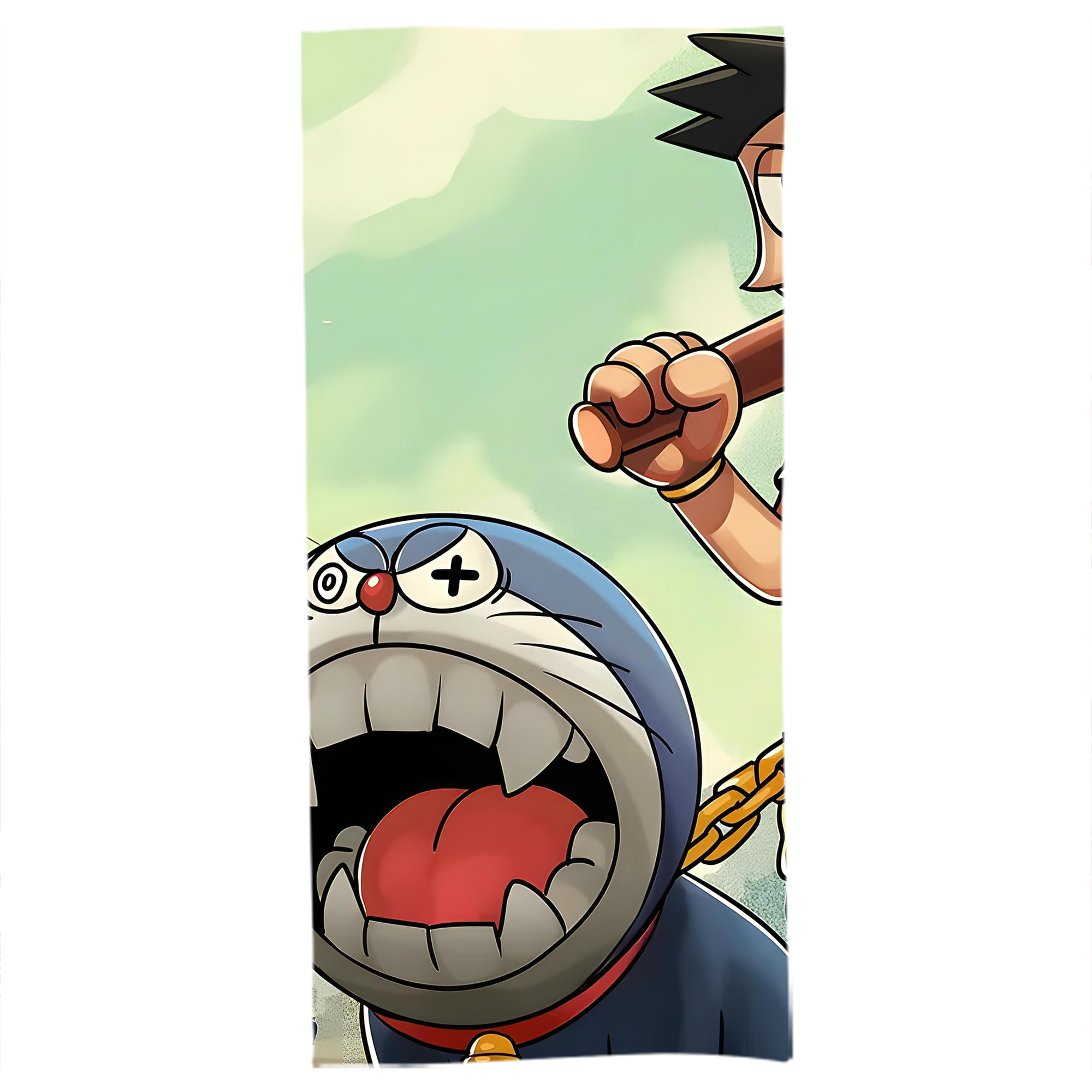 （画像用） ドラえもん Doraemon 大判バスタオル 70×140cm 吸水速乾 柔らかい肌触り