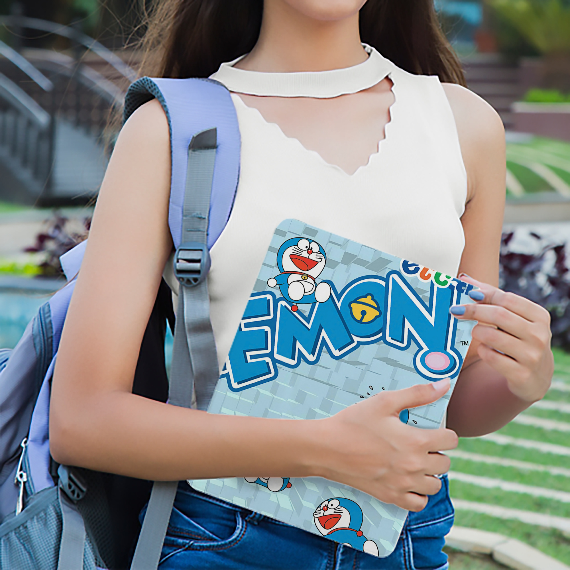 ドラえもん Doraemon IPad ケース ブック型 PUレザー TPU 耐衝撃 軽量 薄型 ペン収納なし 全面保護 IPad 各モデル対応