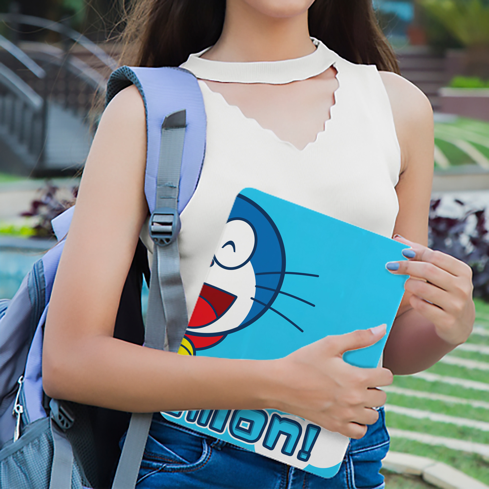 ドラえもん Doraemon IPad ケース ブック型 PUレザー TPU 耐衝撃 軽量 薄型 ペン収納なし 全面保護 IPad 各モデル対応
