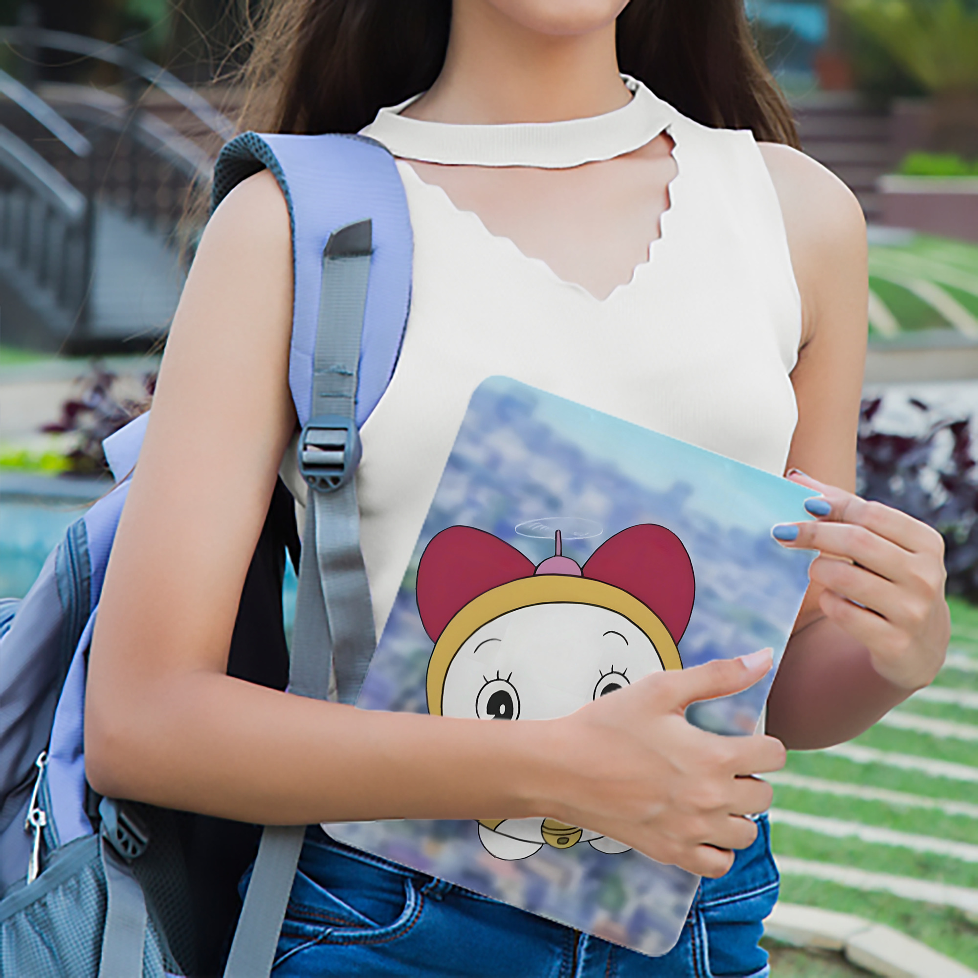 ドラえもん Doraemon IPad ケース ブック型 PUレザー TPU 耐衝撃 軽量 薄型 ペン収納なし 全面保護 IPad 各モデル対応