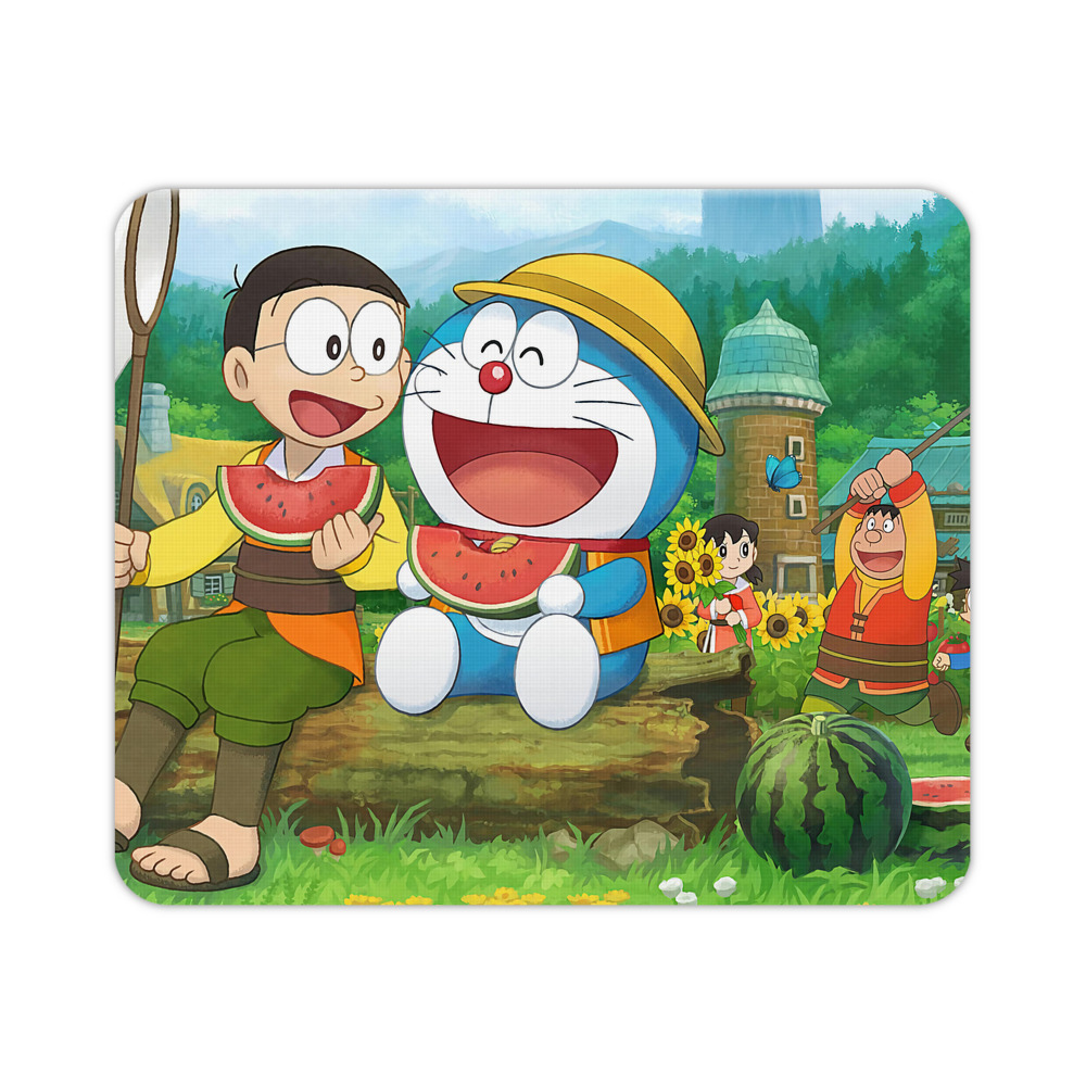 （画像用） ドラえもん Doraemon マウスパッド ステッチ加工 ラバー素材 防水 滑り止め 超薄型 ゲーミング/オフィス対応