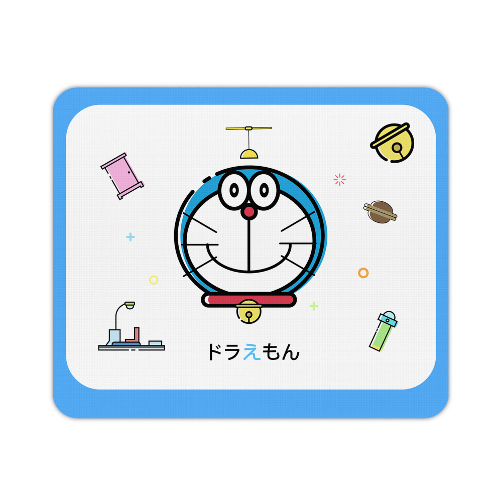 （画像用） ドラえもん Doraemon マウスパッド ステッチ加工 ラバー素材 防水 滑り止め 超薄型 ゲーミング/オフィス対応