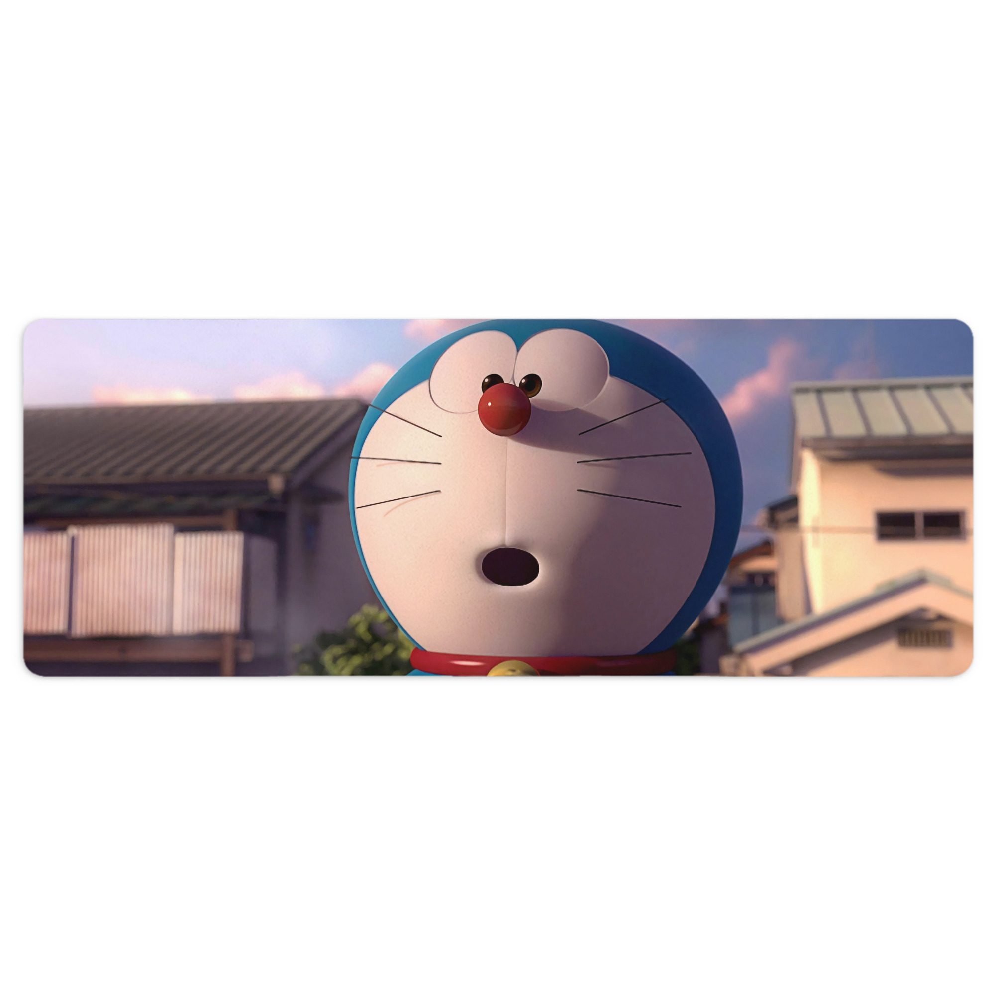 （画像用） ドラえもん Doraemon ステッチ加工 大判デスクマット／滑り止めマウスパッド