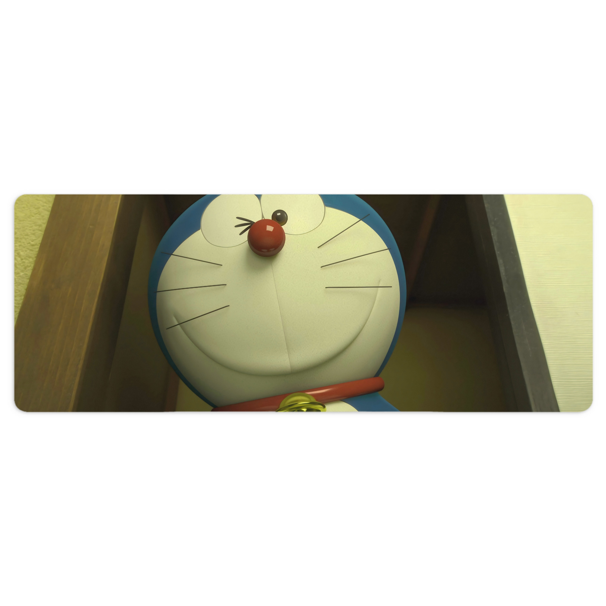 （画像用） ドラえもん Doraemon ステッチ加工 大判デスクマット／滑り止めマウスパッド