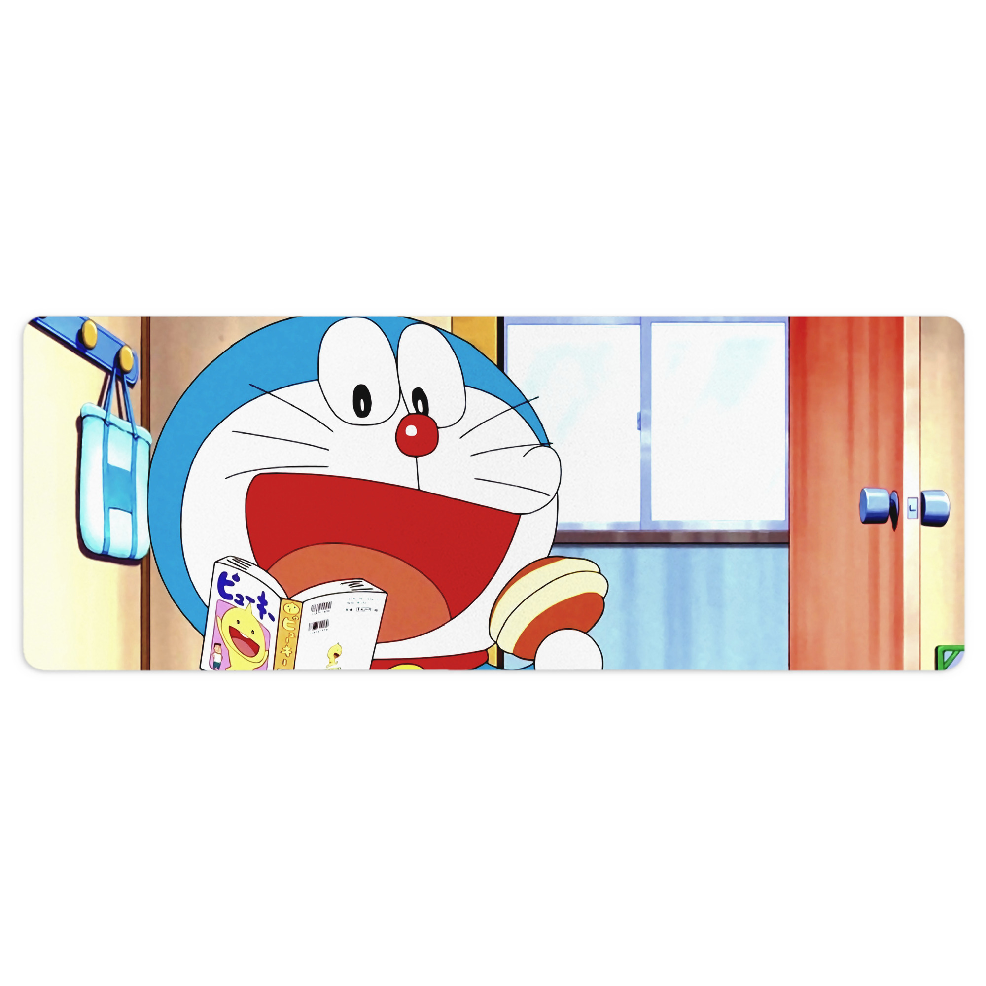 （画像用） ドラえもん Doraemon ステッチ加工 大判デスクマット／滑り止めマウスパッド