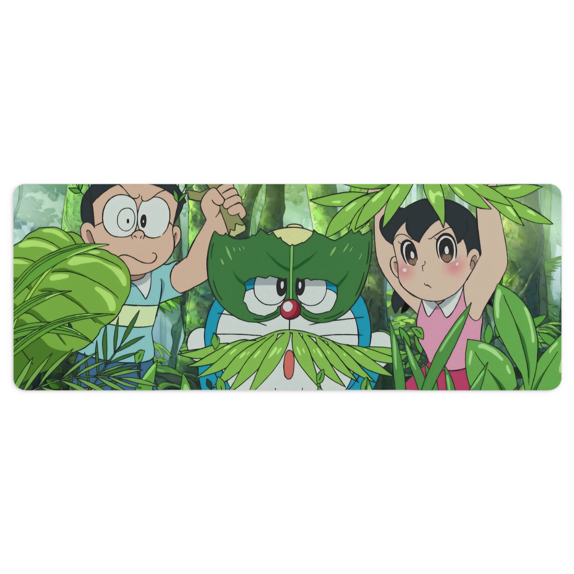（画像用） ドラえもん Doraemon ステッチ加工 大判デスクマット／滑り止めマウスパッド