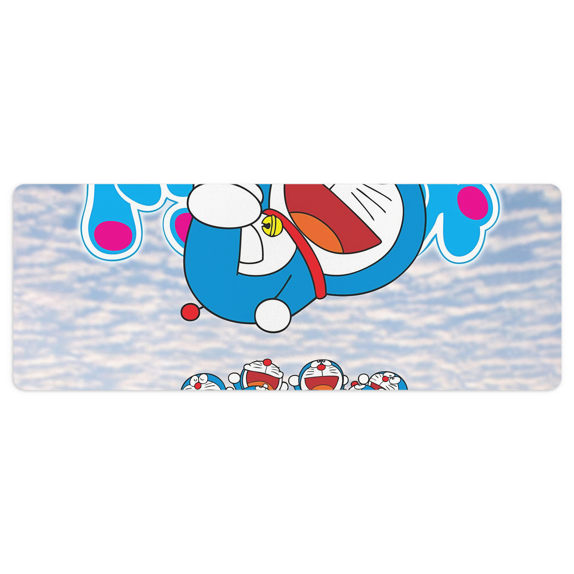 （画像用） ドラえもん Doraemon ステッチ加工 大判デスクマット／滑り止めマウスパッド