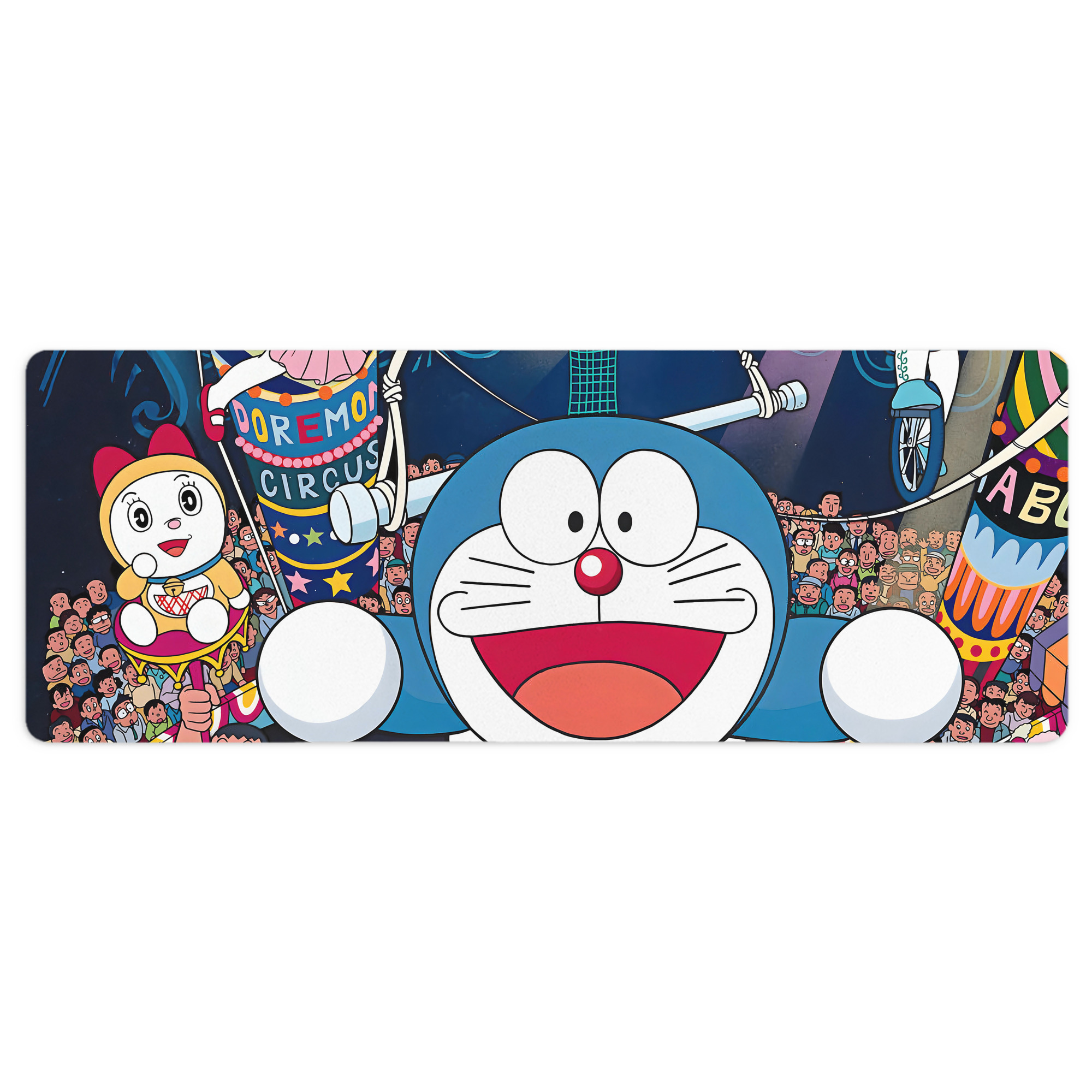 （画像用） ドラえもん Doraemon ステッチ加工 大判デスクマット／滑り止めマウスパッド