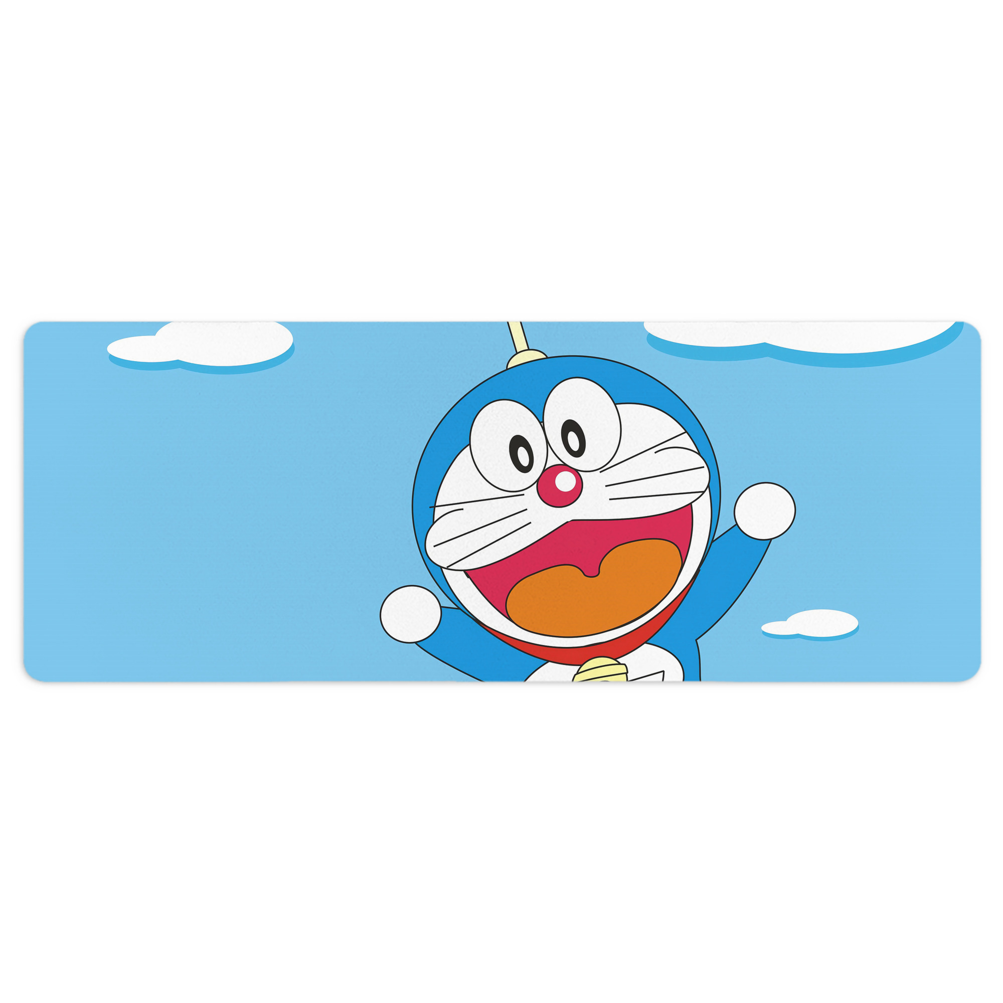（画像用） ドラえもん Doraemon ステッチ加工 大判デスクマット／滑り止めマウスパッド