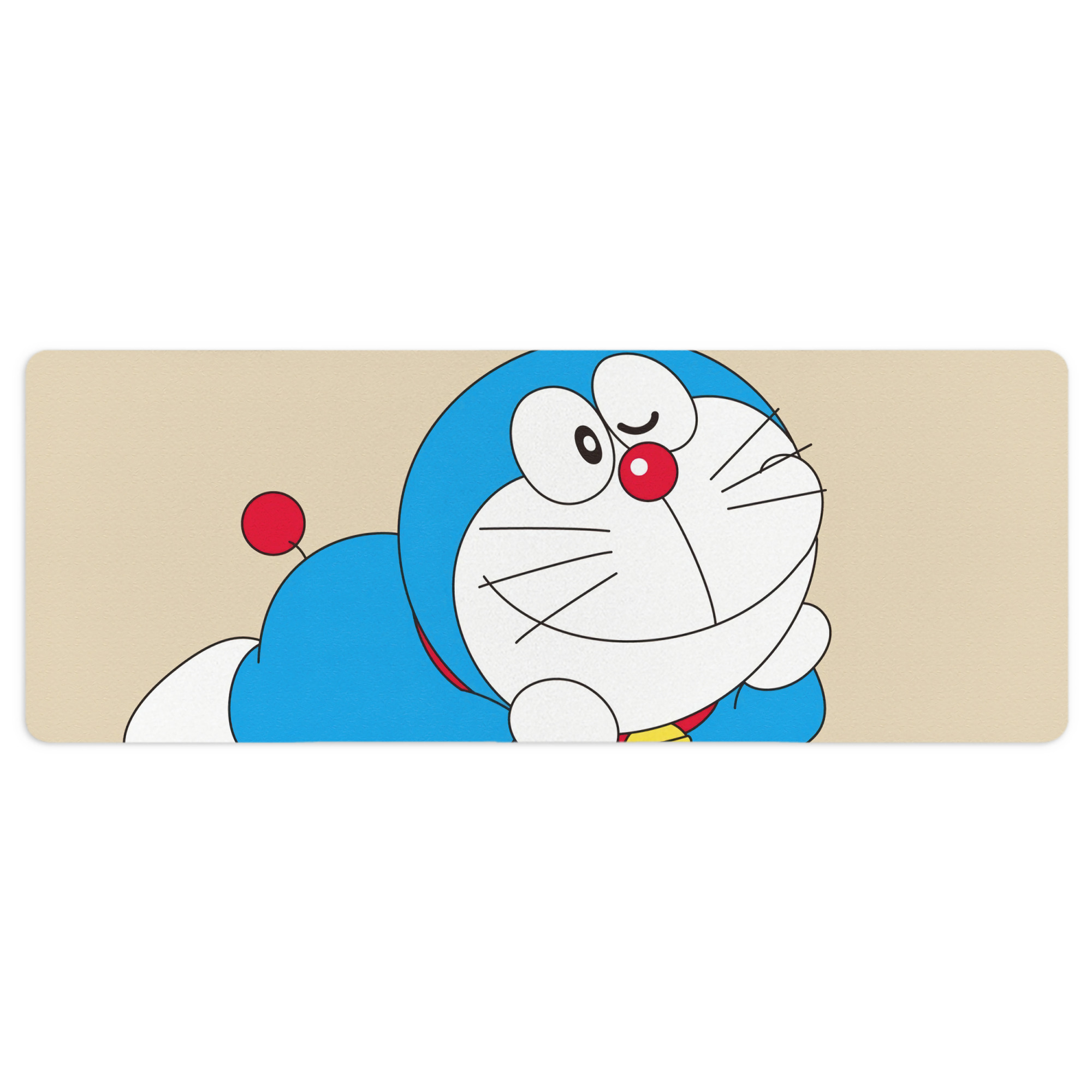 （画像用） ドラえもん Doraemon ステッチ加工 大判デスクマット／滑り止めマウスパッド