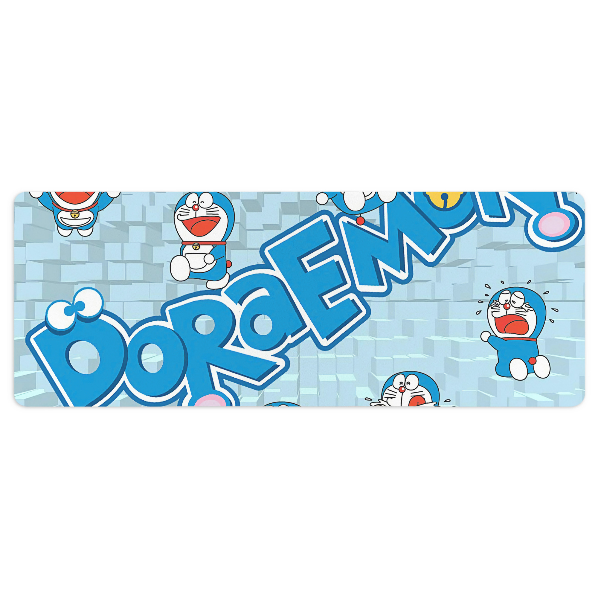 （画像用） ドラえもん Doraemon ステッチ加工 大判デスクマット／滑り止めマウスパッド