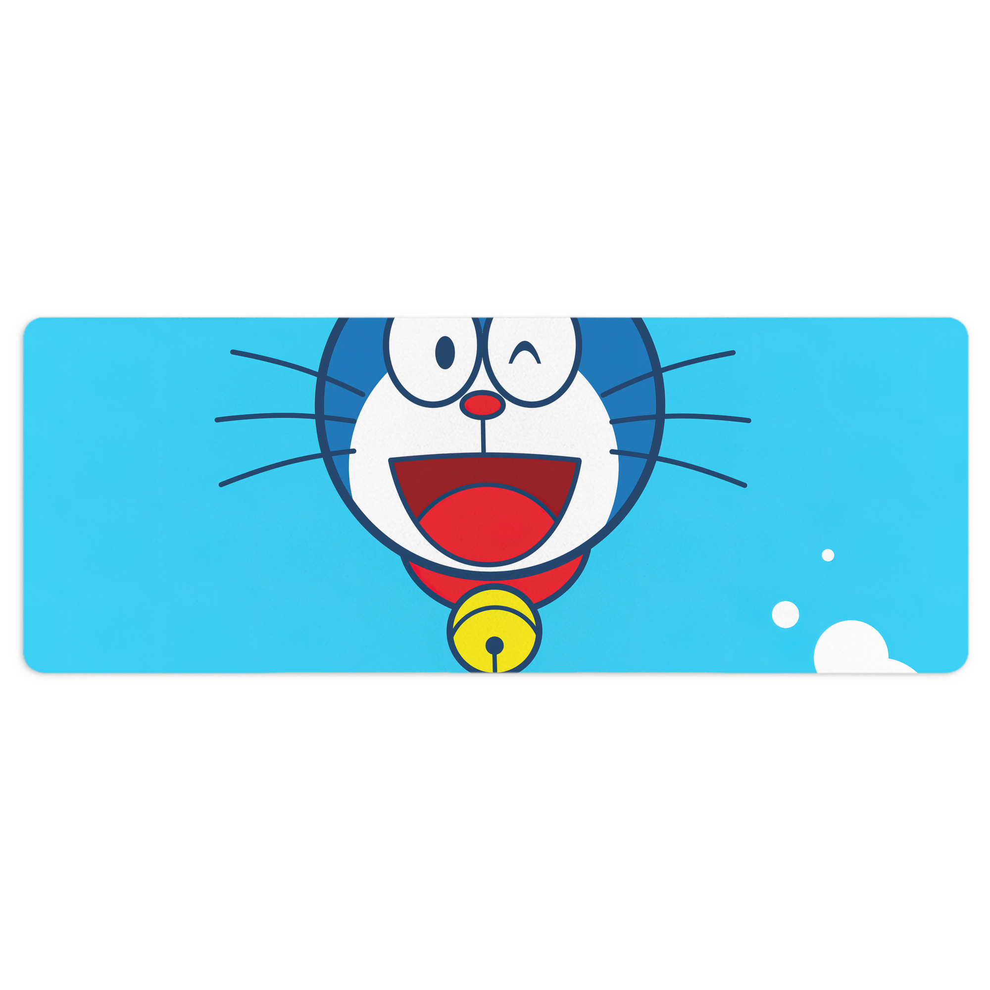 （画像用） ドラえもん Doraemon ステッチ加工 大判デスクマット／滑り止めマウスパッド