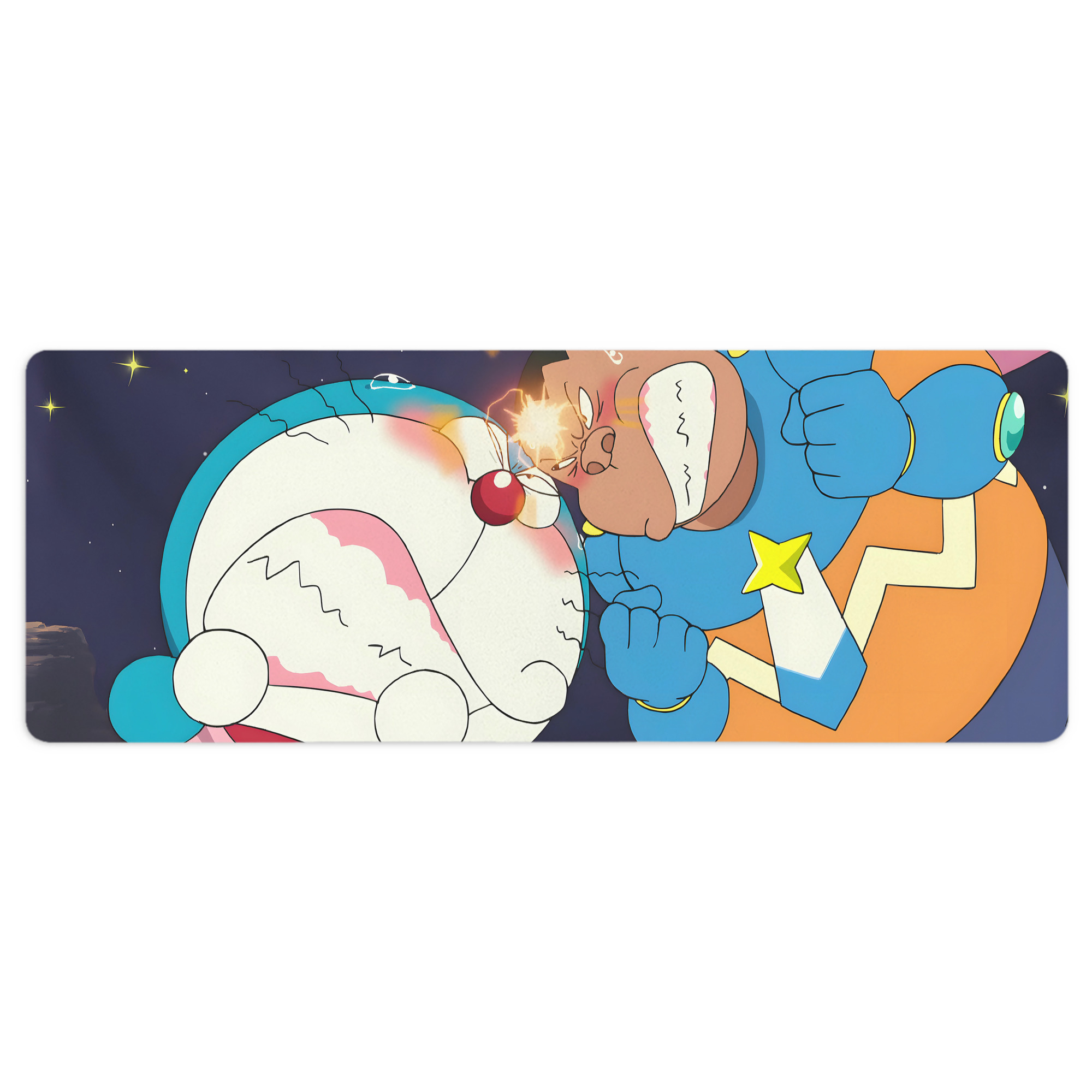 （画像用） ドラえもん Doraemon ステッチ加工 大判デスクマット／滑り止めマウスパッド