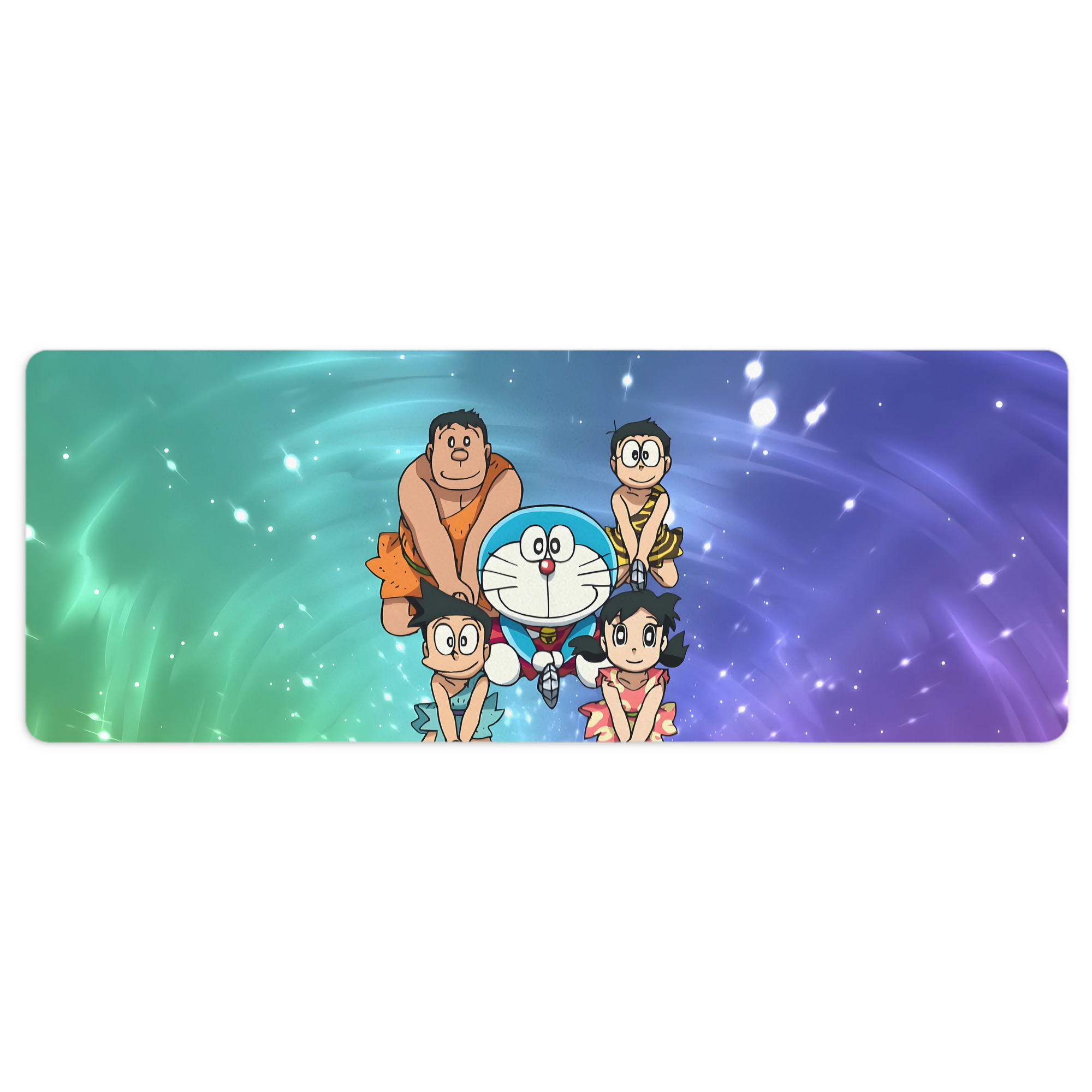 （画像用） ドラえもん Doraemon ステッチ加工 大判デスクマット／滑り止めマウスパッド