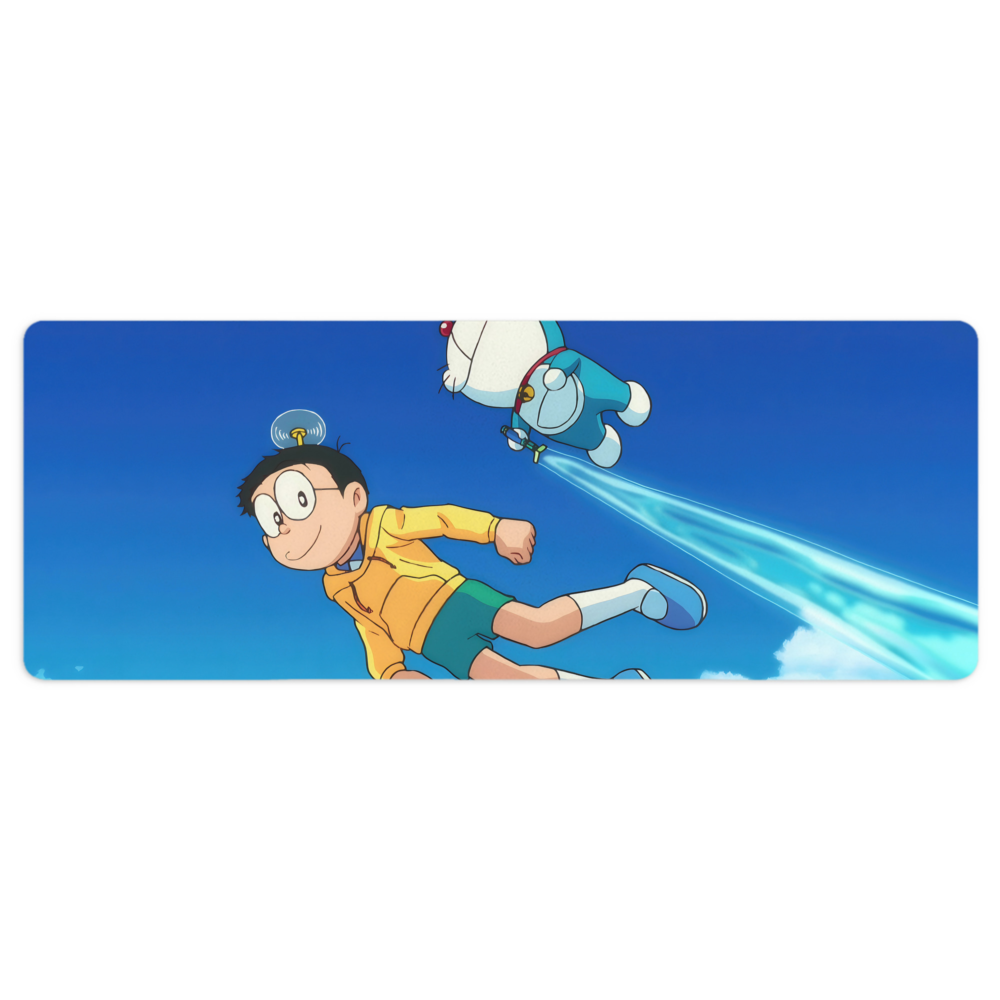 （画像用） ドラえもん Doraemon ステッチ加工 大判デスクマット／滑り止めマウスパッド