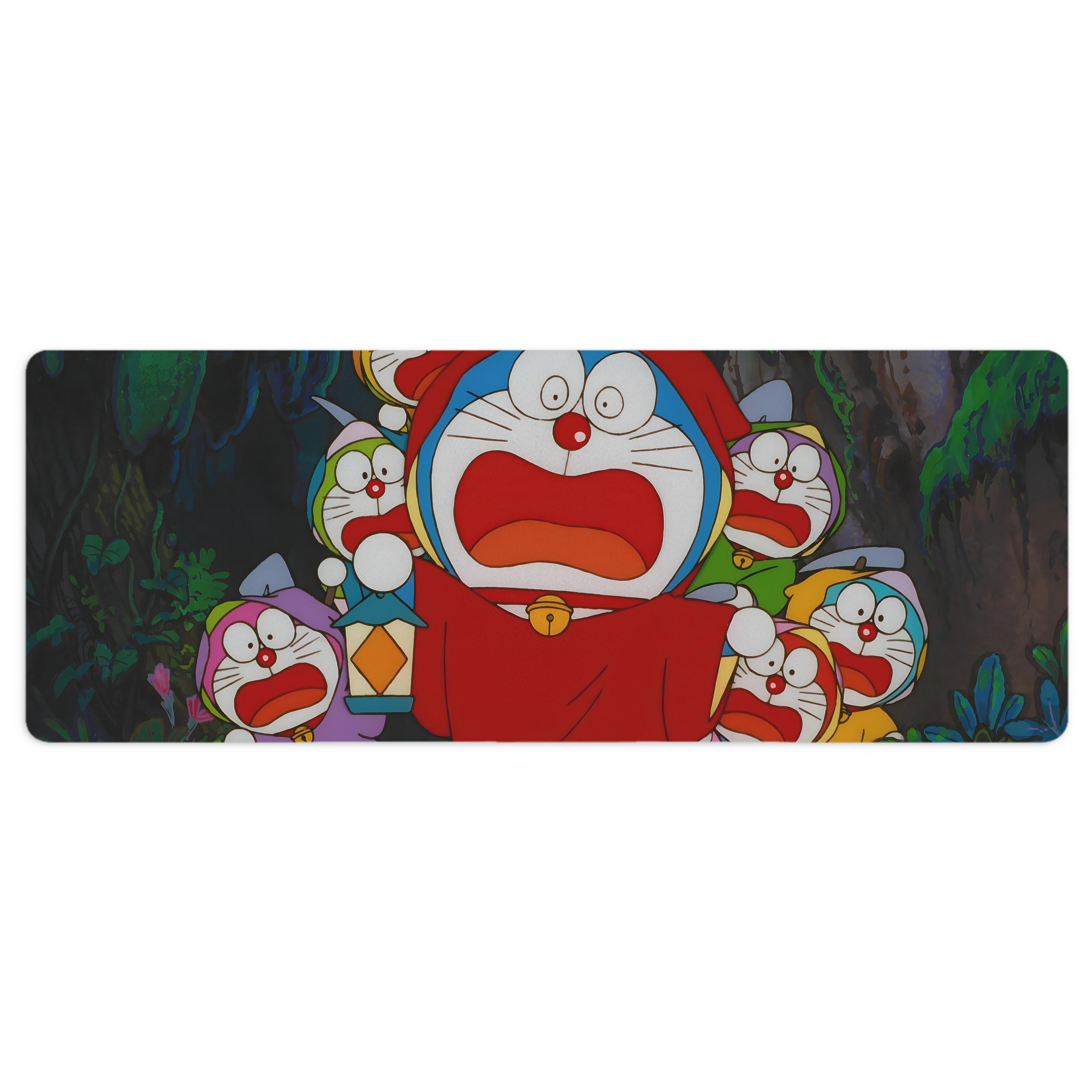 （画像用） ドラえもん Doraemon ステッチ加工 大判デスクマット／滑り止めマウスパッド