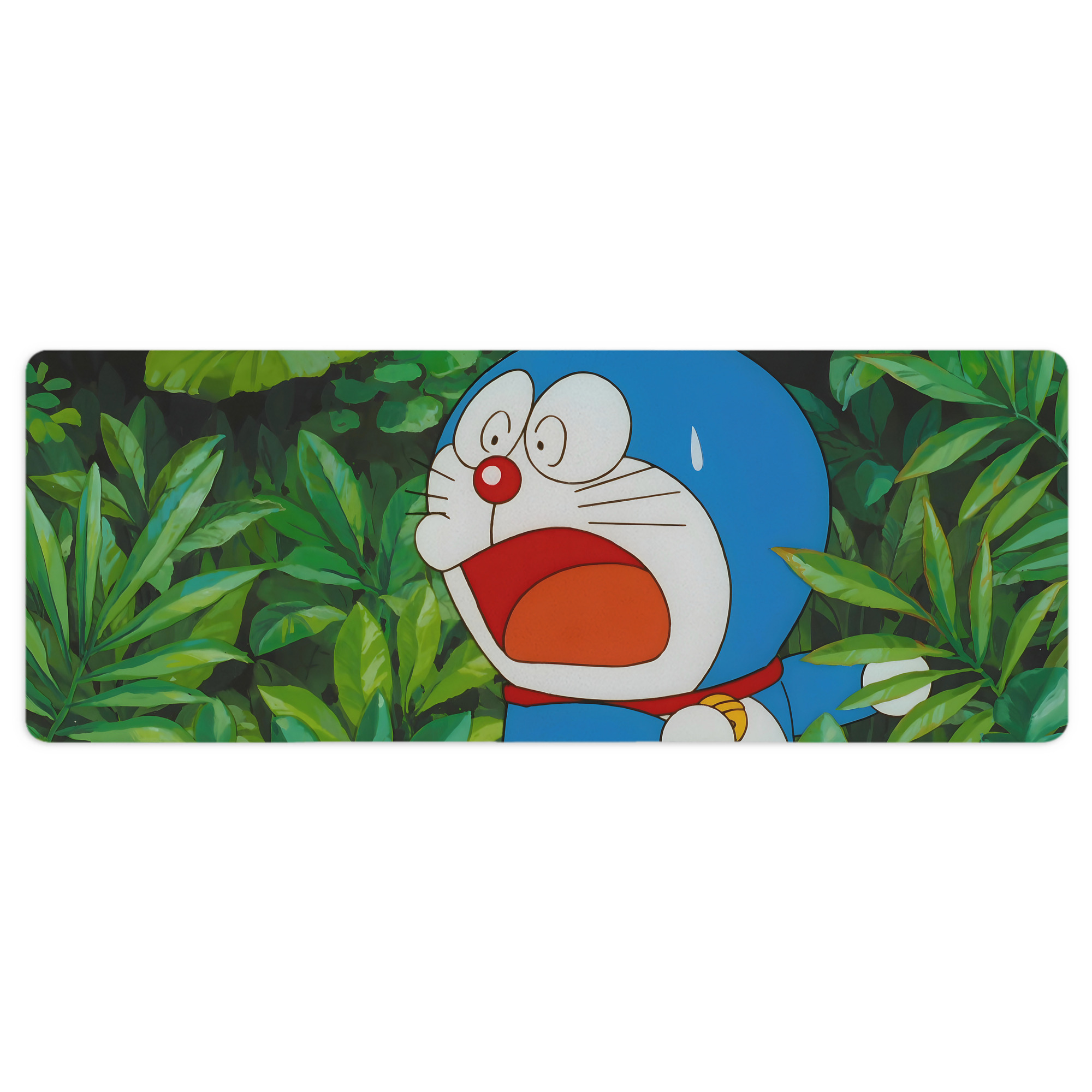 （画像用） ドラえもん Doraemon ステッチ加工 大判デスクマット／滑り止めマウスパッド