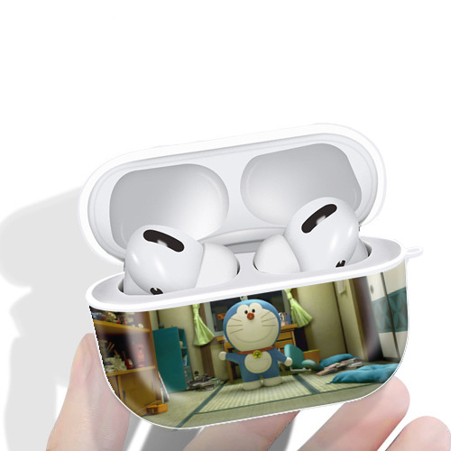 ドラえもん Doraemon 【AirPods Pro用】ハードシェル保護ケース 耐衝撃・防指紋・カラビナ付き商品仕様