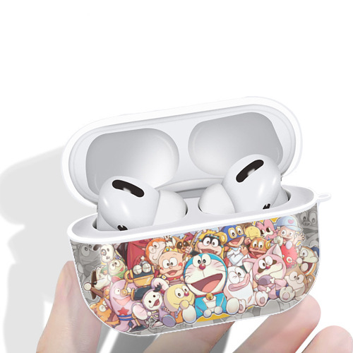 ドラえもん Doraemon 【AirPods Pro用】ハードシェル保護ケース 耐衝撃・防指紋・カラビナ付き商品仕様