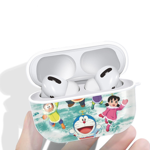 ドラえもん Doraemon 【AirPods Pro用】ハードシェル保護ケース 耐衝撃・防指紋・カラビナ付き商品仕様