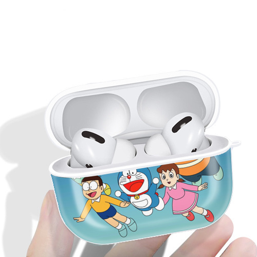 ドラえもん Doraemon 【AirPods Pro用】ハードシェル保護ケース 耐衝撃・防指紋・カラビナ付き商品仕様