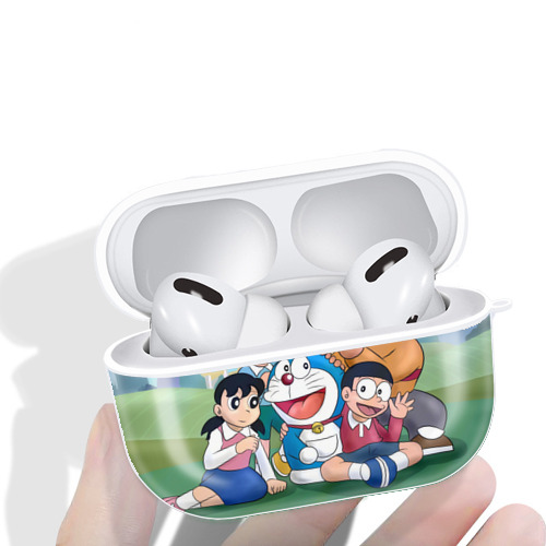 ドラえもん Doraemon 【AirPods Pro用】ハードシェル保護ケース 耐衝撃・防指紋・カラビナ付き商品仕様