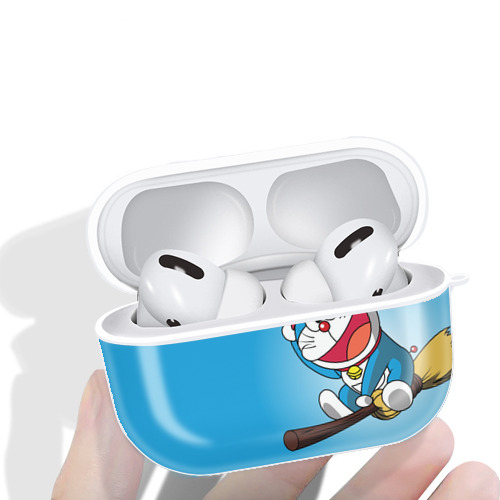 ドラえもん Doraemon 【AirPods Pro用】ハードシェル保護ケース 耐衝撃・防指紋・カラビナ付き商品仕様