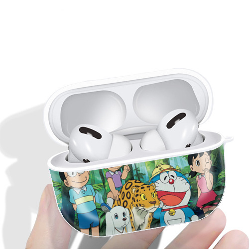 ドラえもん Doraemon 【AirPods Pro用】ハードシェル保護ケース 耐衝撃・防指紋・カラビナ付き商品仕様
