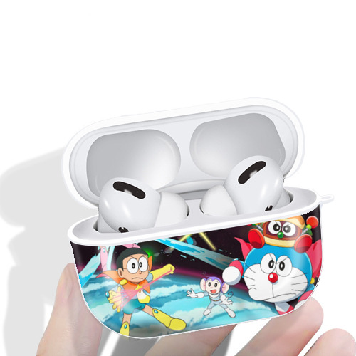 ドラえもん Doraemon 【AirPods Pro用】ハードシェル保護ケース 耐衝撃・防指紋・カラビナ付き商品仕様