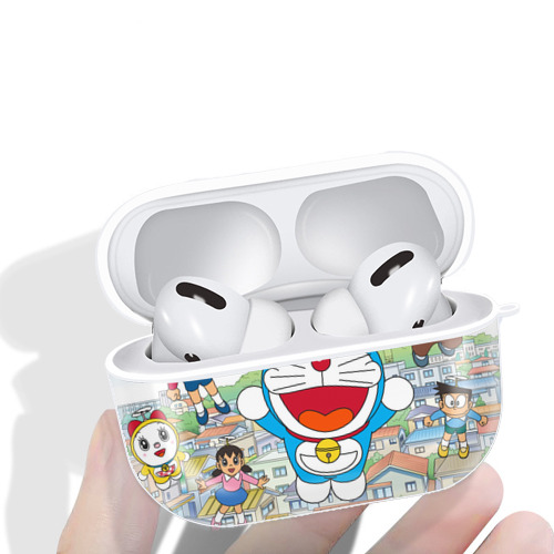 ドラえもん Doraemon 【AirPods Pro用】ハードシェル保護ケース 耐衝撃・防指紋・カラビナ付き商品仕様